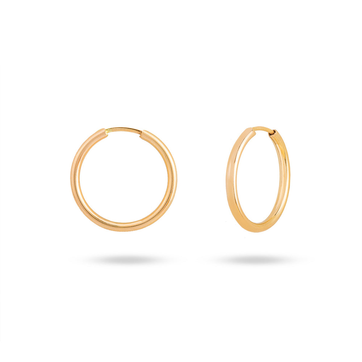 Golden Halo Hoops