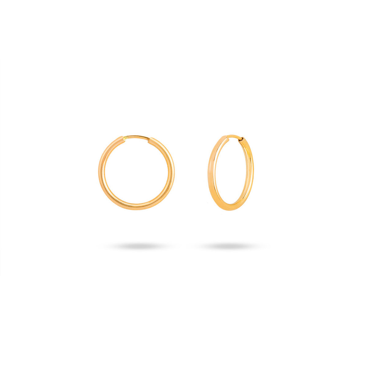 Golden Halo Hoops