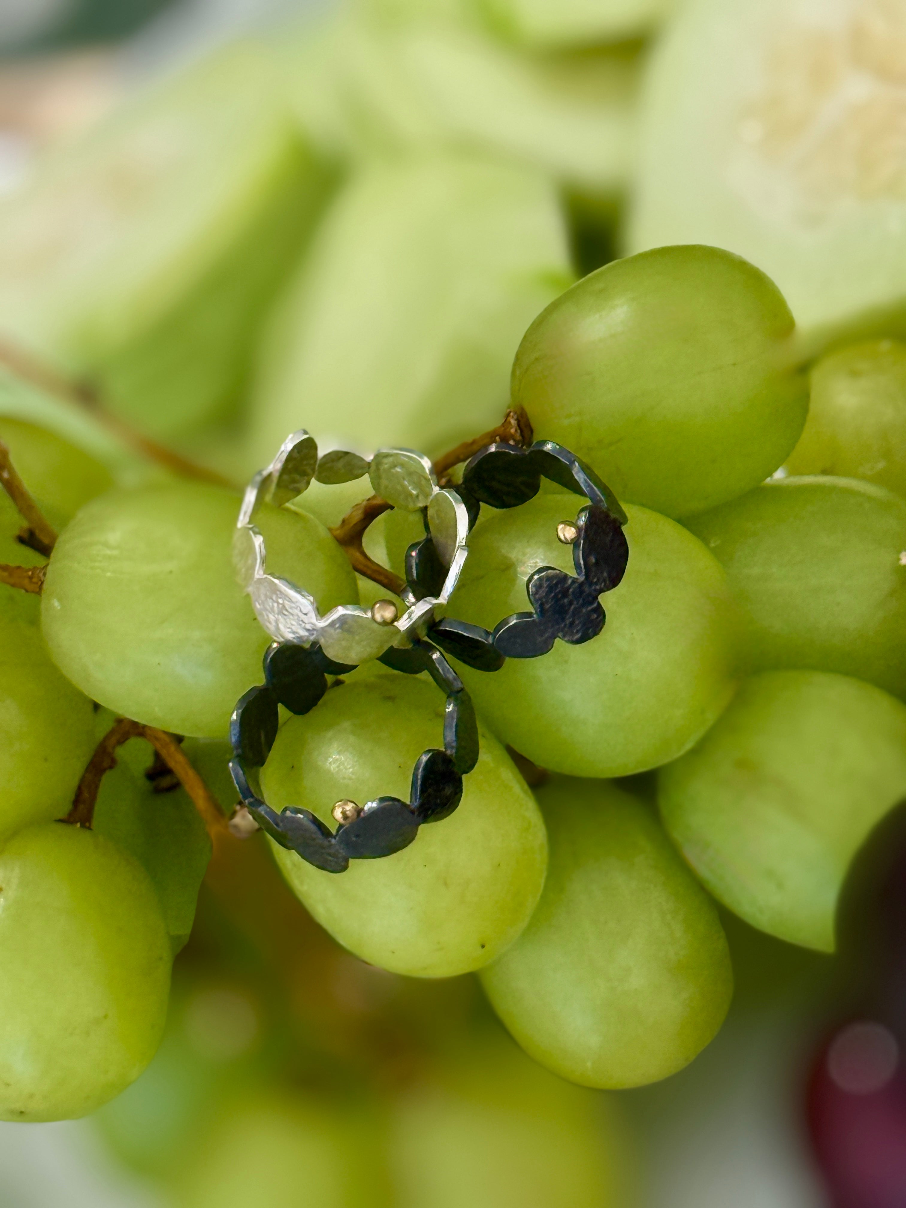 Rustic Modern Sterling Silver Ring