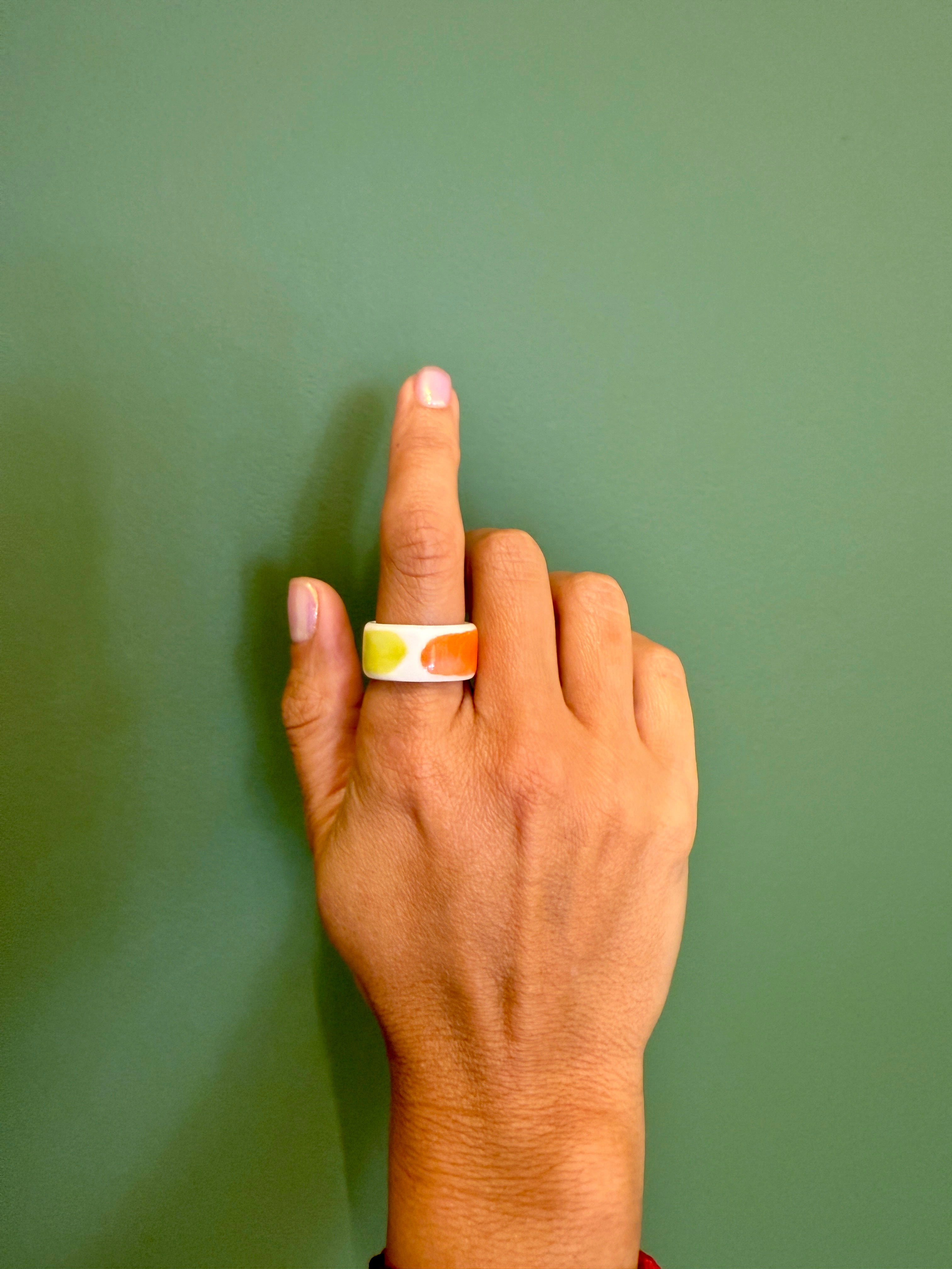 Sunset Mosaic Ring