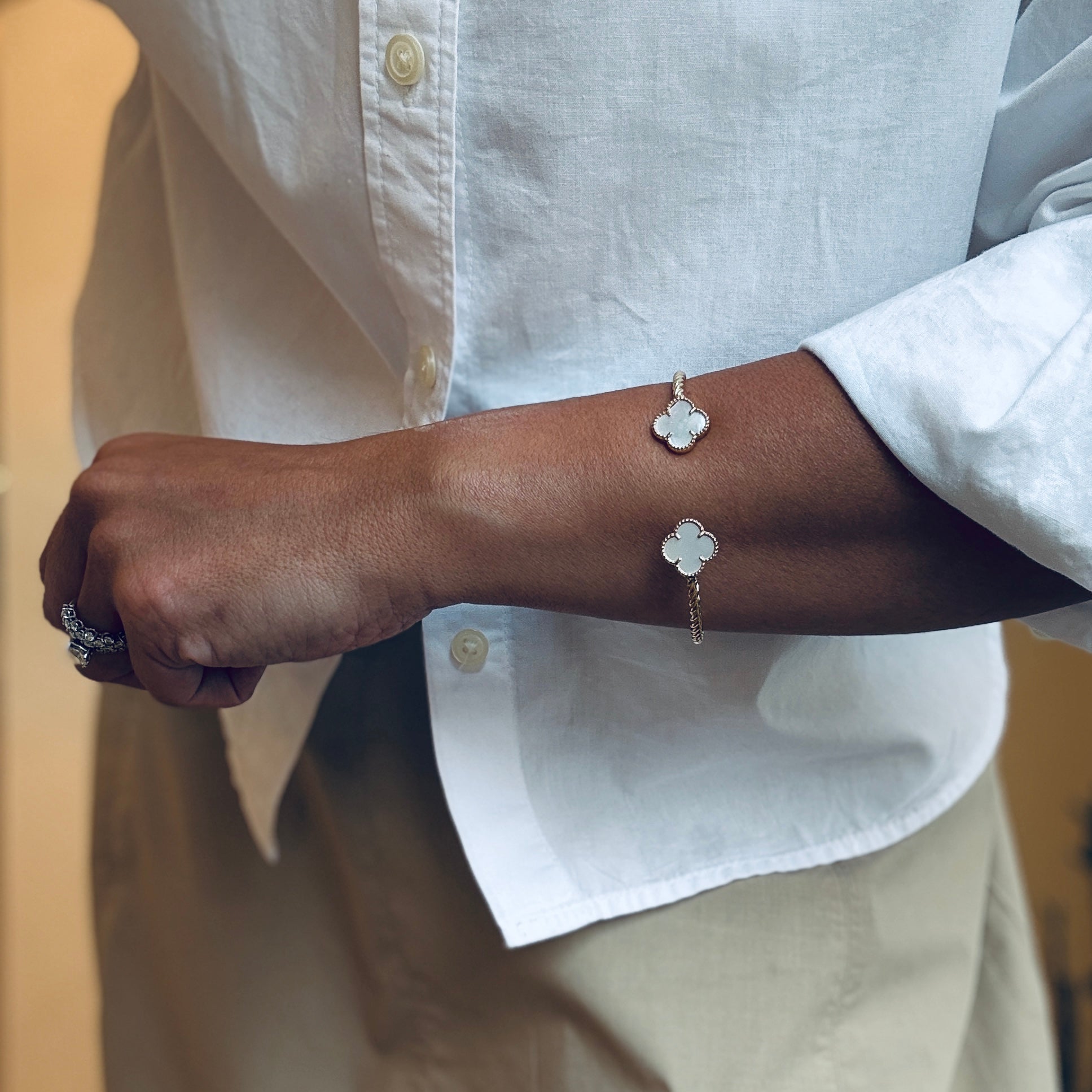 Clover Radiance Bangle - Kia Concept Store