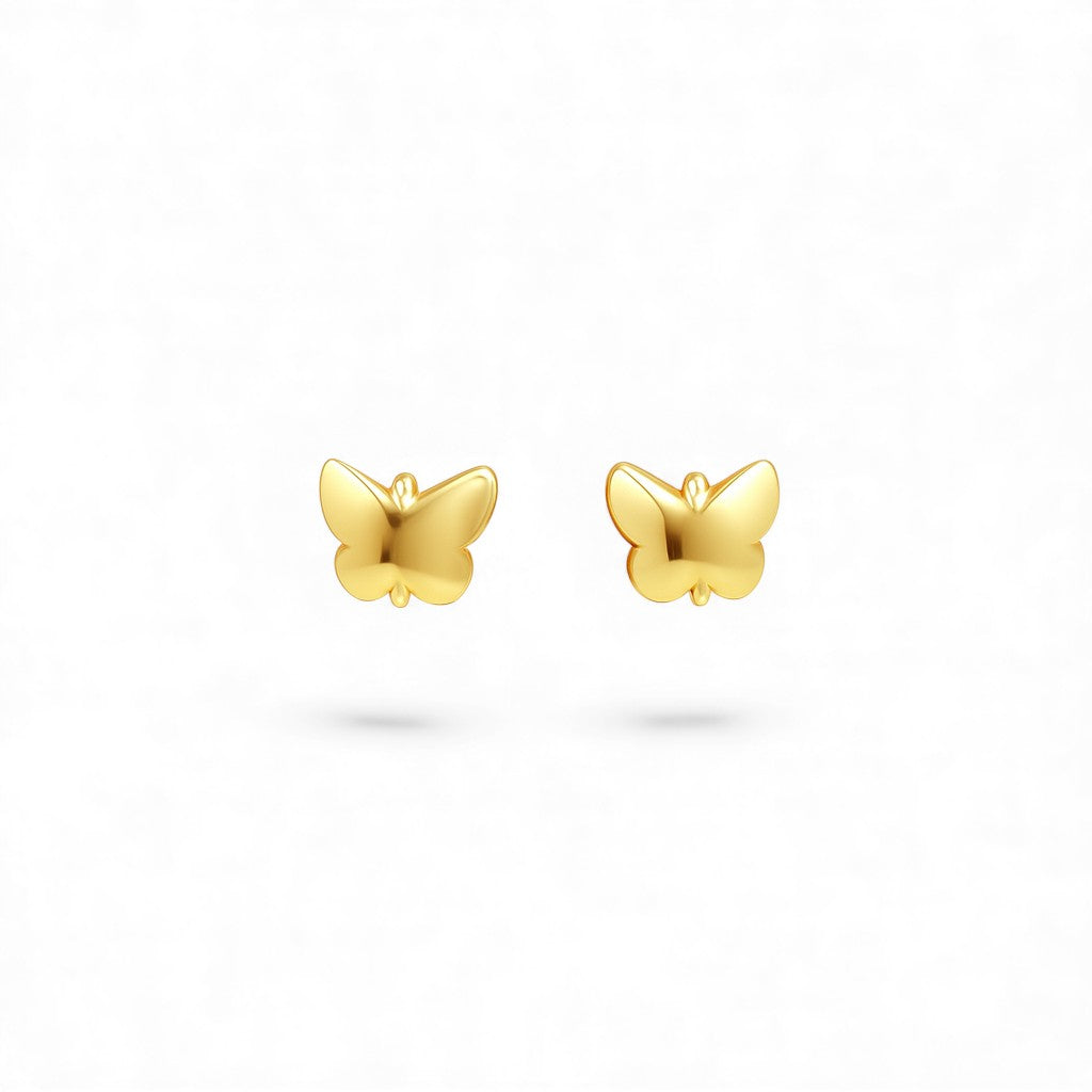 Golden Flutter Studs - Earrings - Kia Concept Store