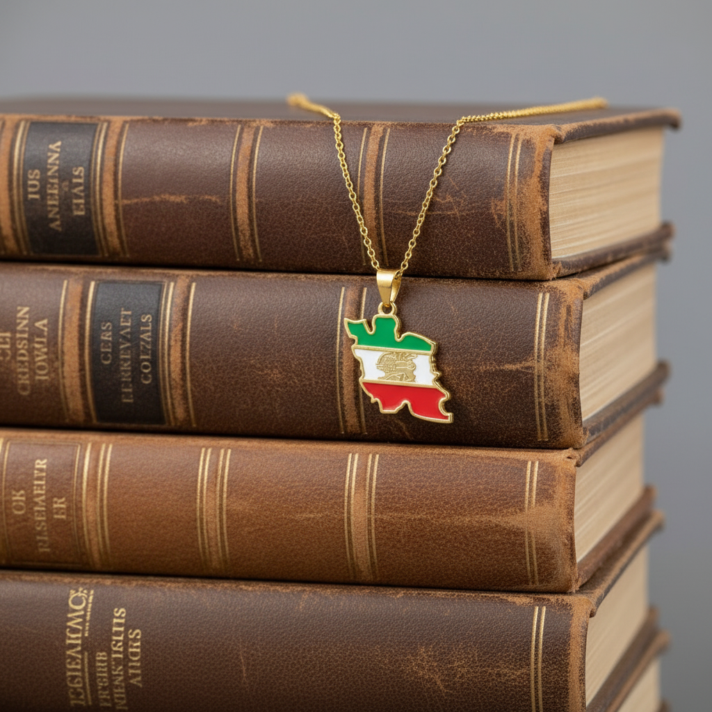 Lion & Sun Iran Necklace