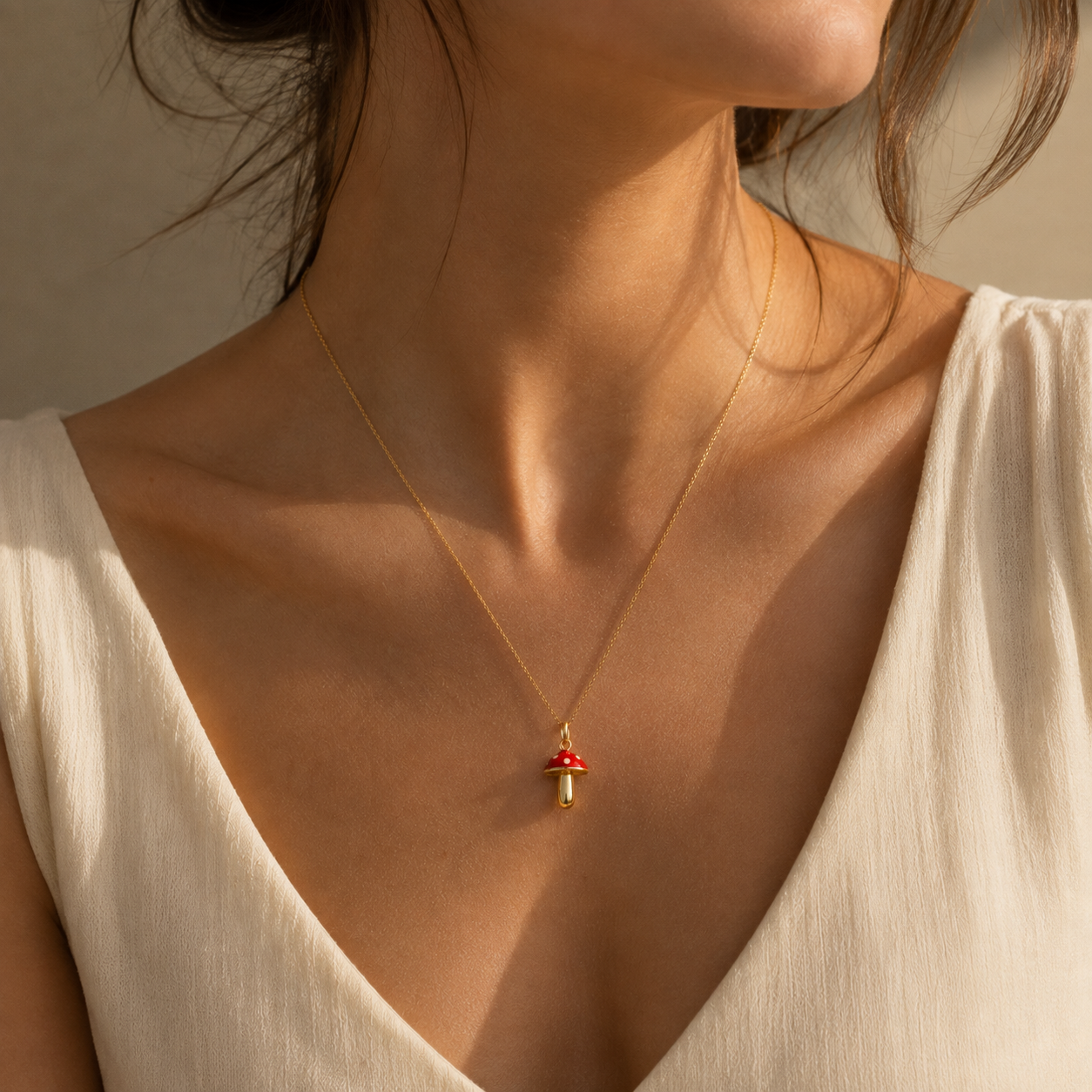 Enchanted Mushroom Necklace