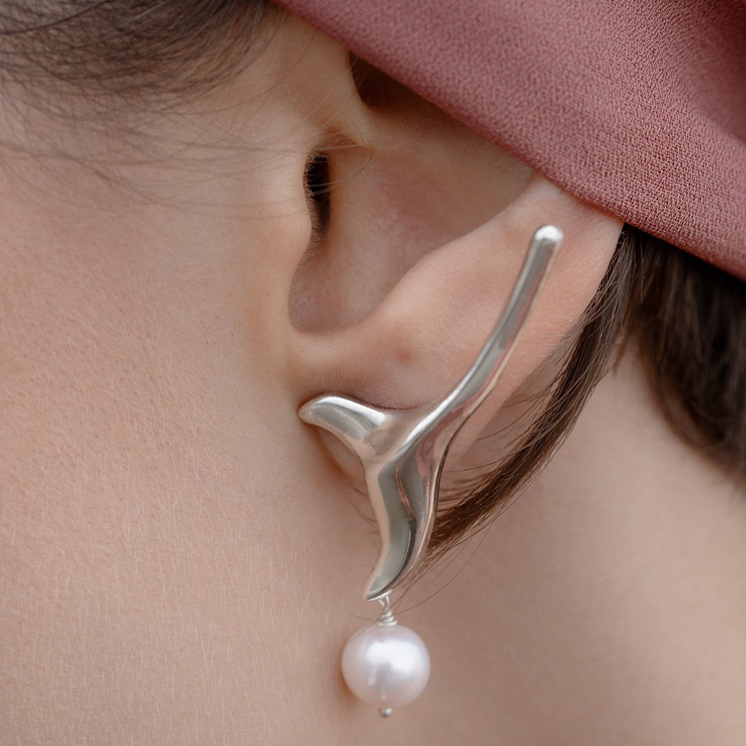 Whale Tail Earrings