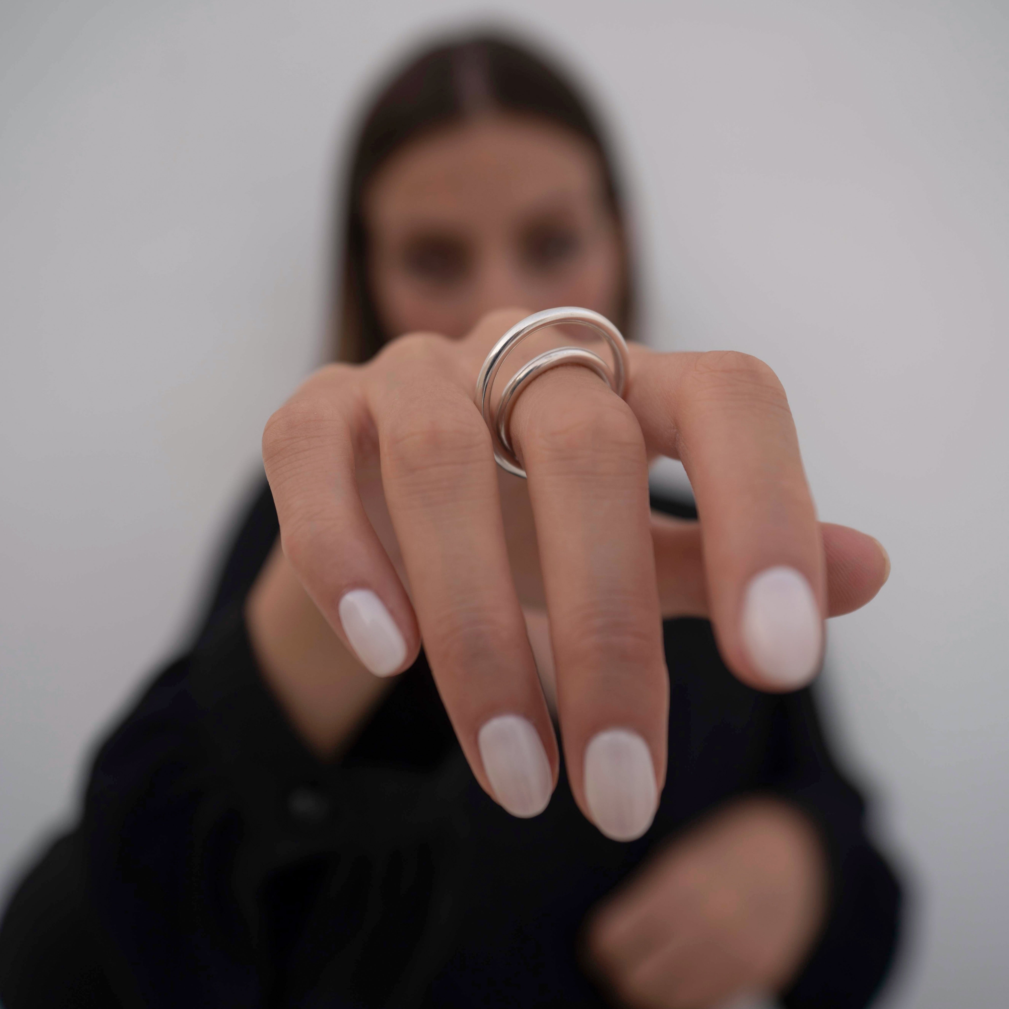 Double Spiral Ring