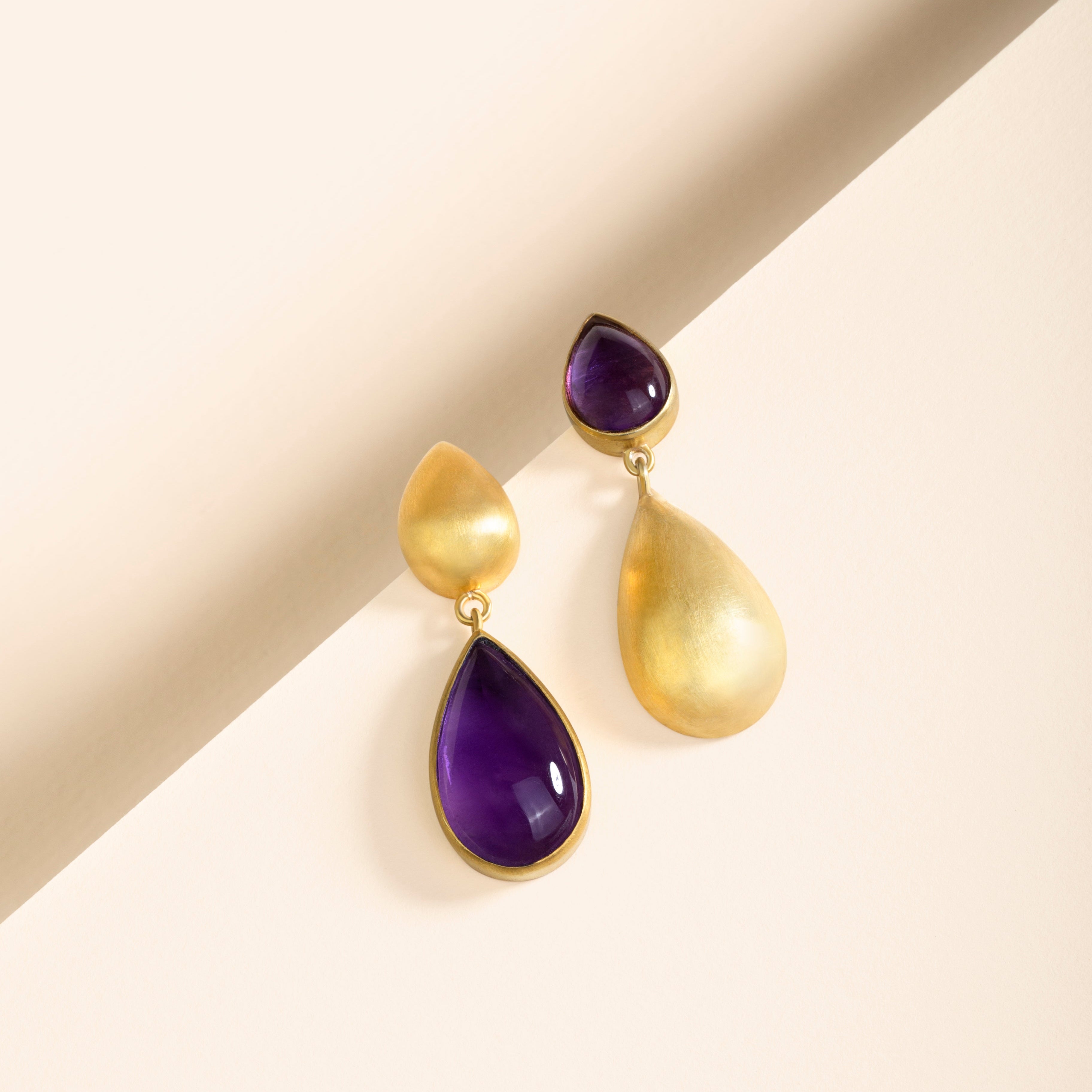 Amethyst Drop Earrings
