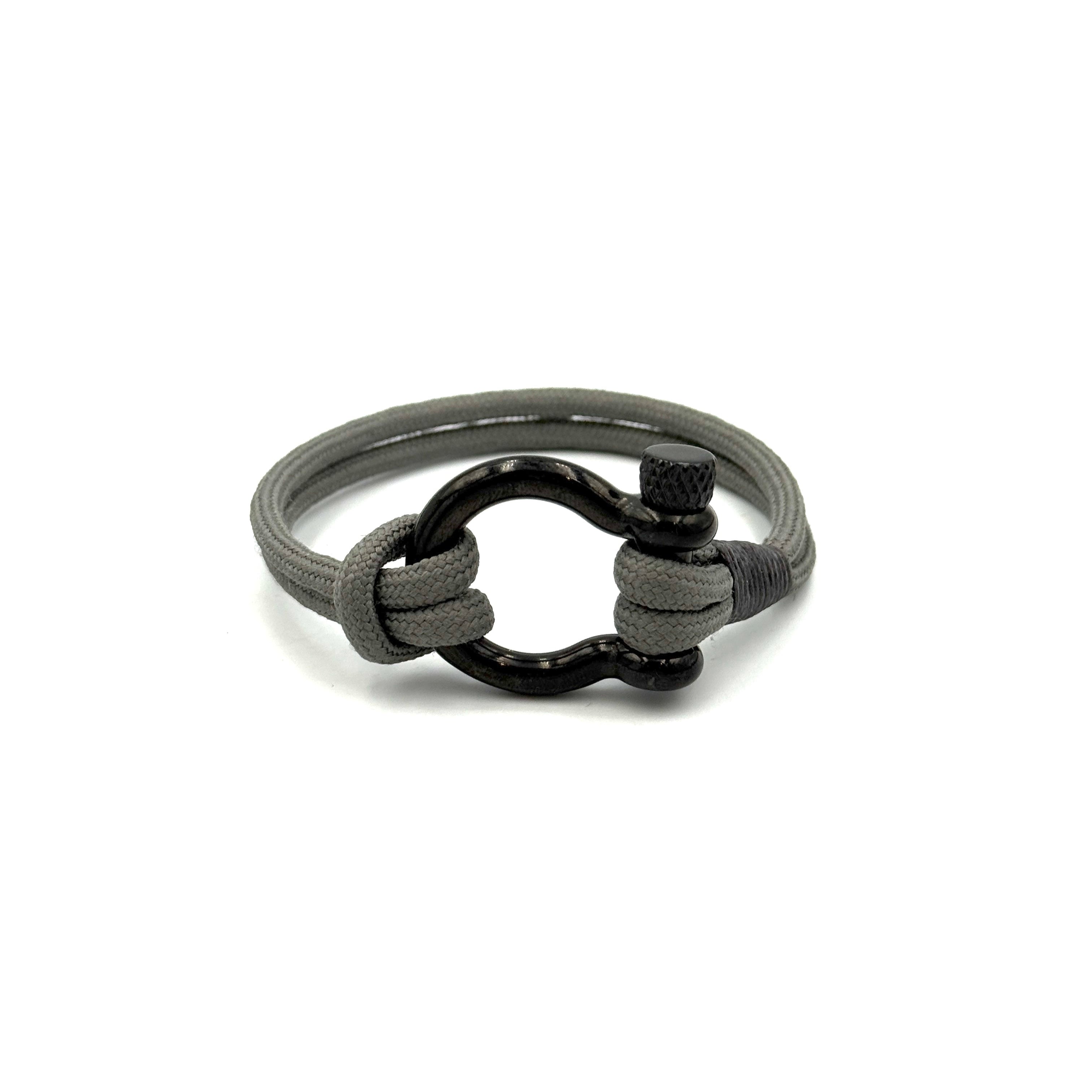 Gray Flip-Lock Bracelet