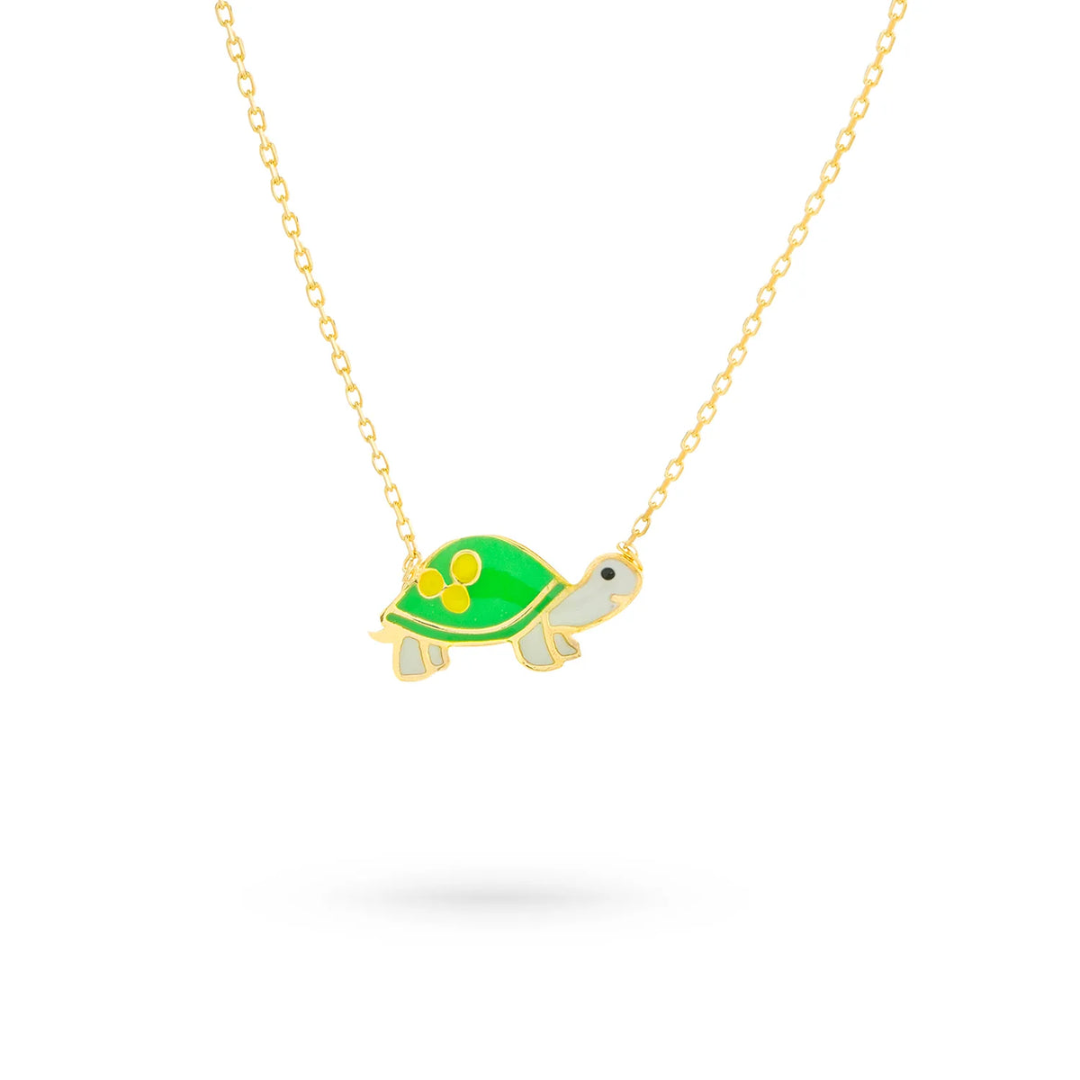 Enamel Turtle Necklace