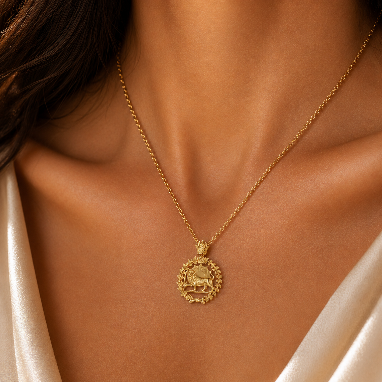 Collier Lion et Soleil Impérial
