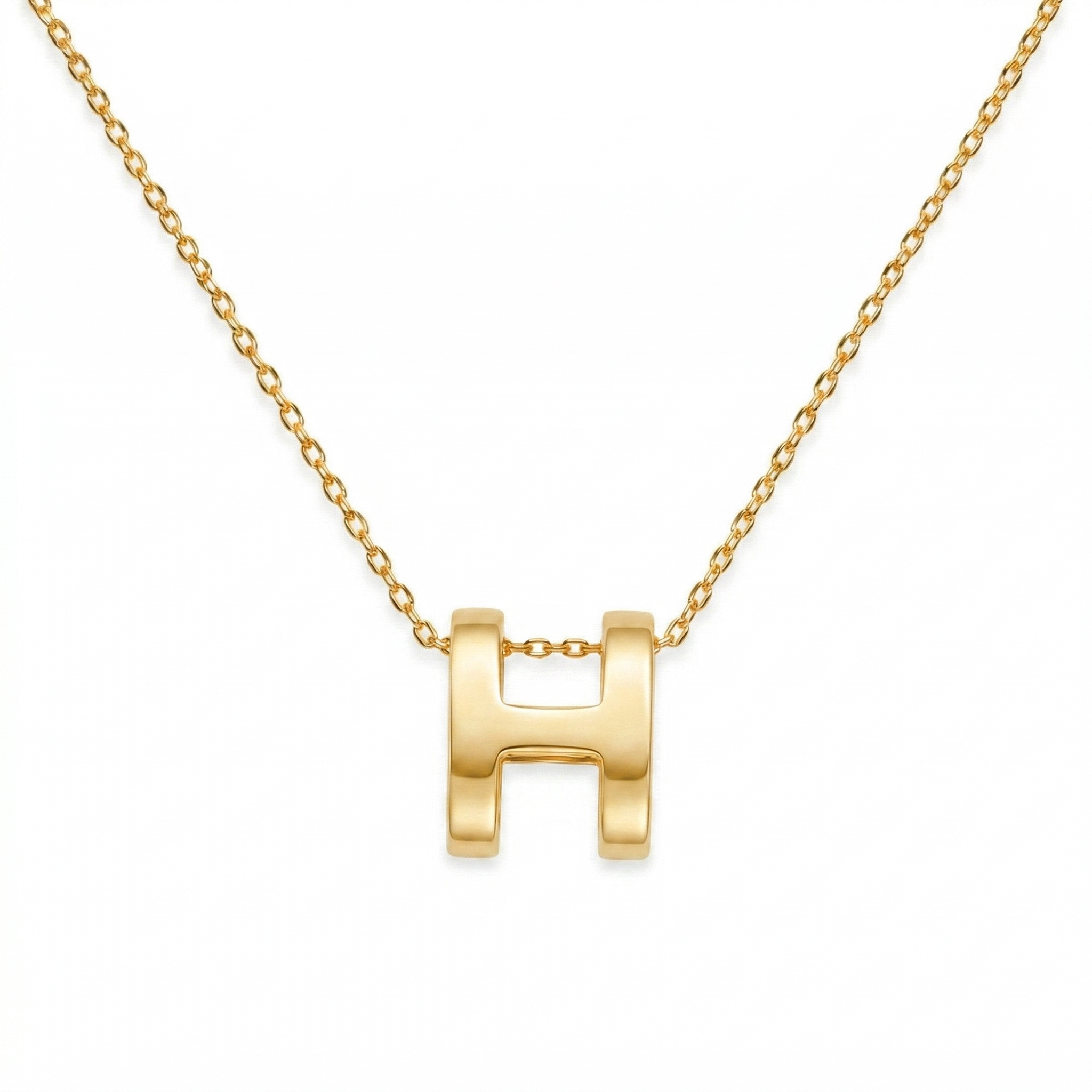 H Pendant Necklace