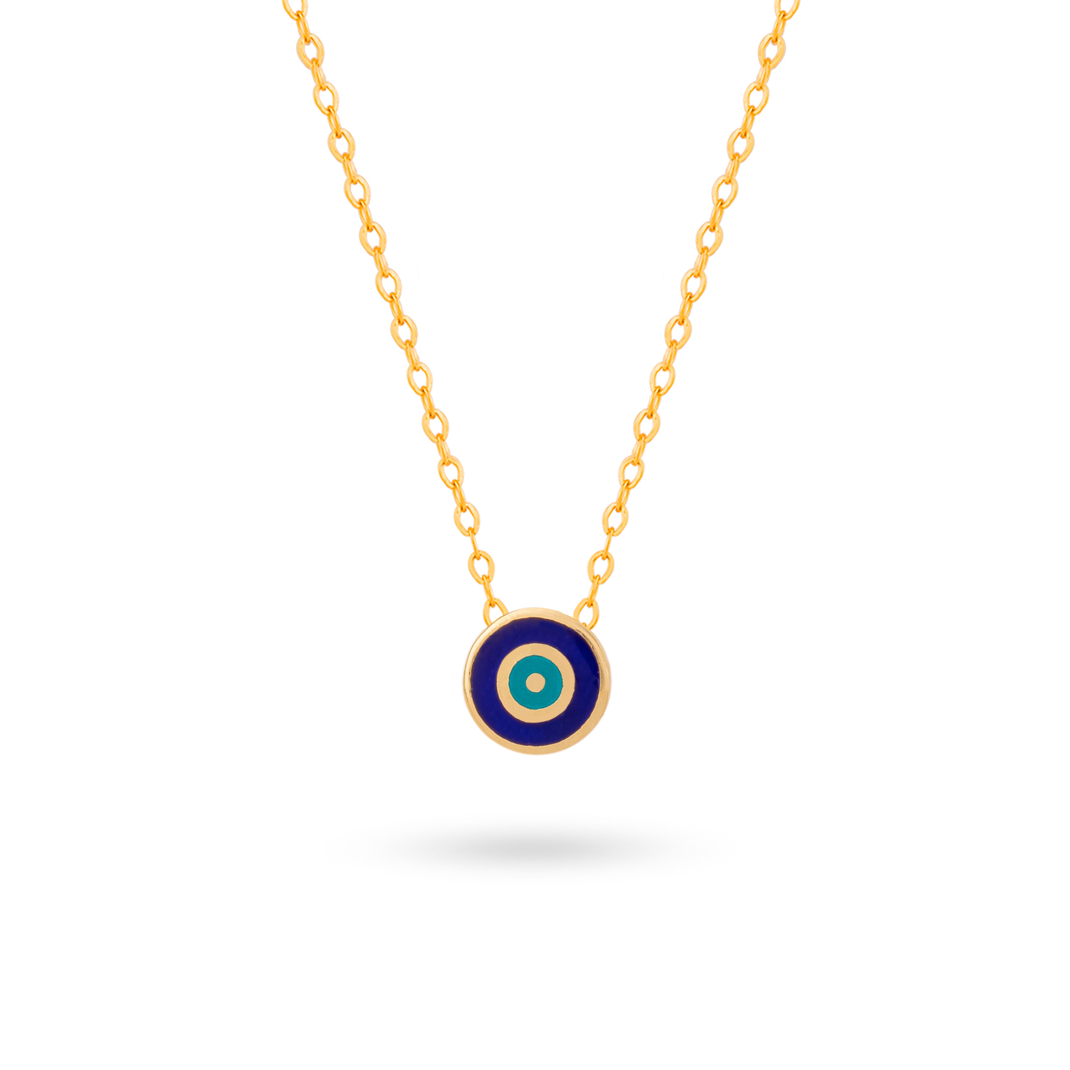 Evil Eye Enamel Necklace