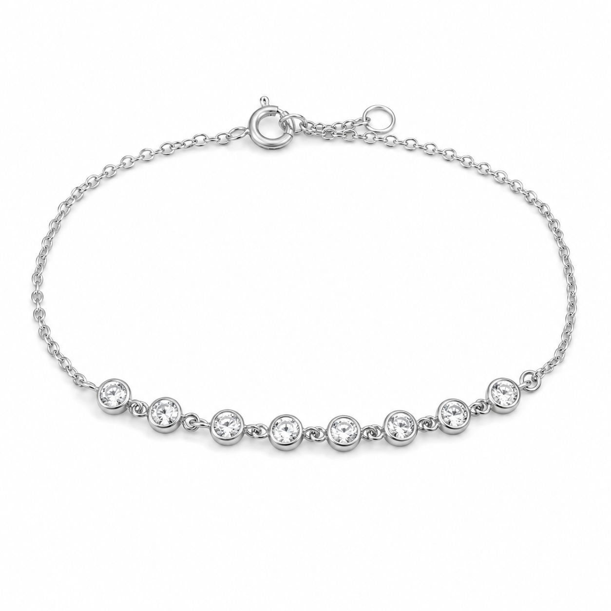 Luna Line Silver Bracelet