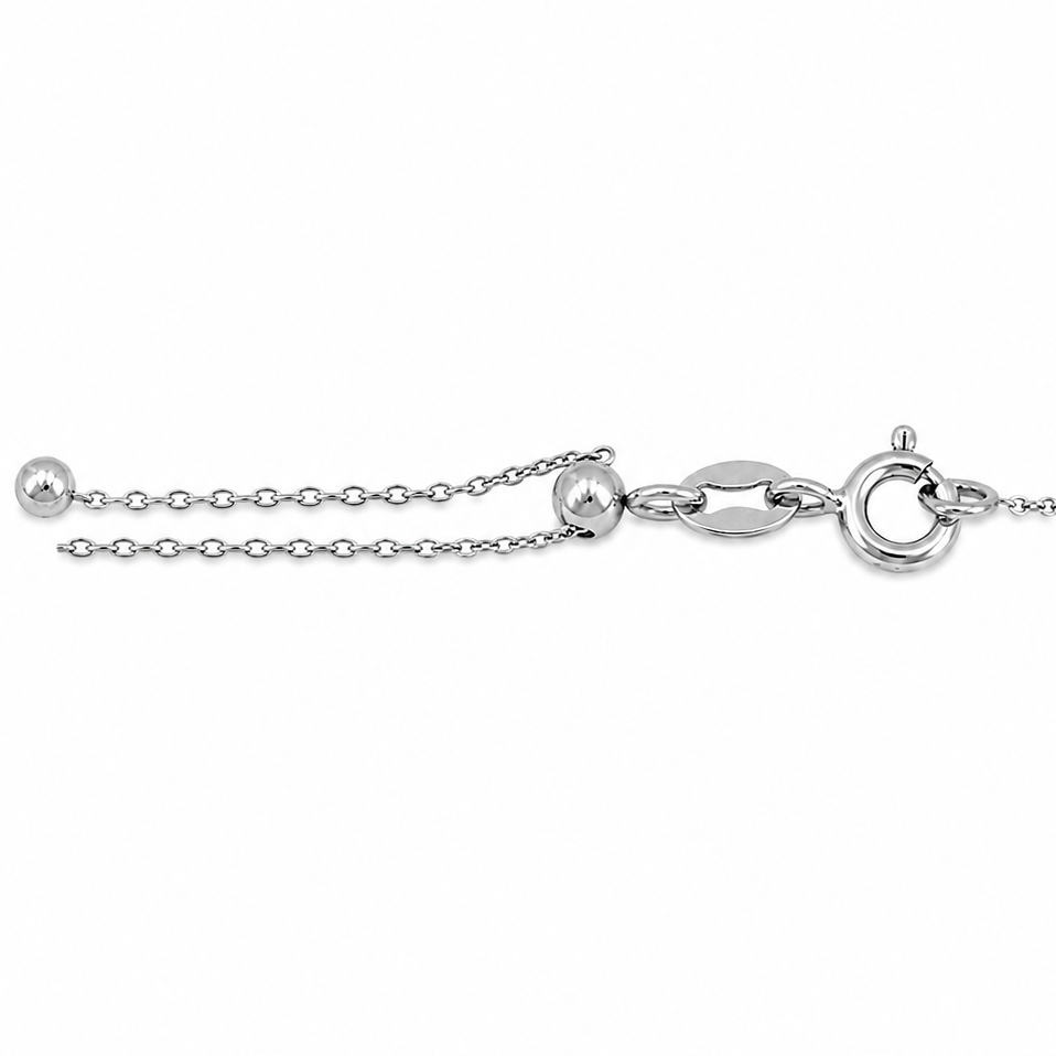 Luna Silver Crescent Necklace