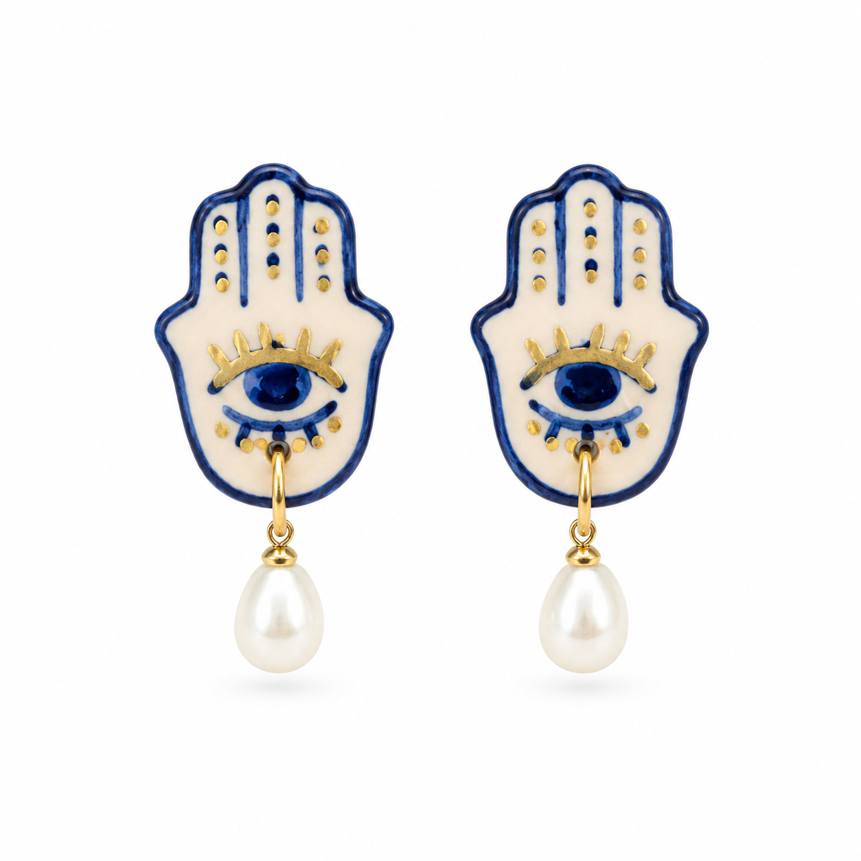 Marrakech Charm Ceramic Earrings