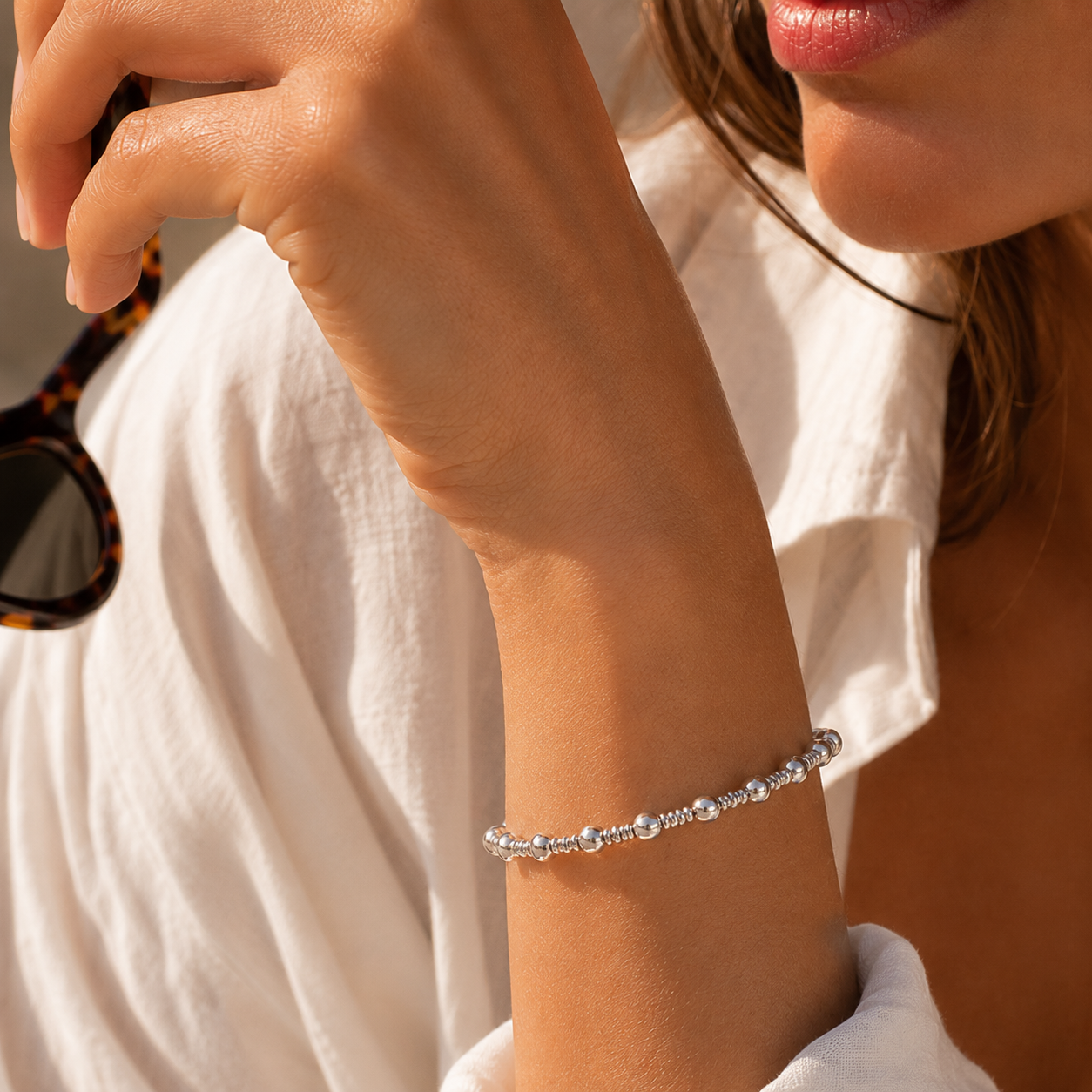 Meridian Silver Bracelet
