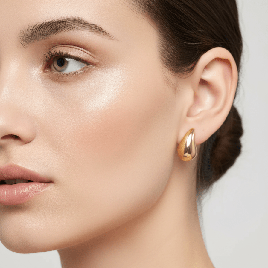 Molten Gold Drops - Earrings - Kia Concept Store