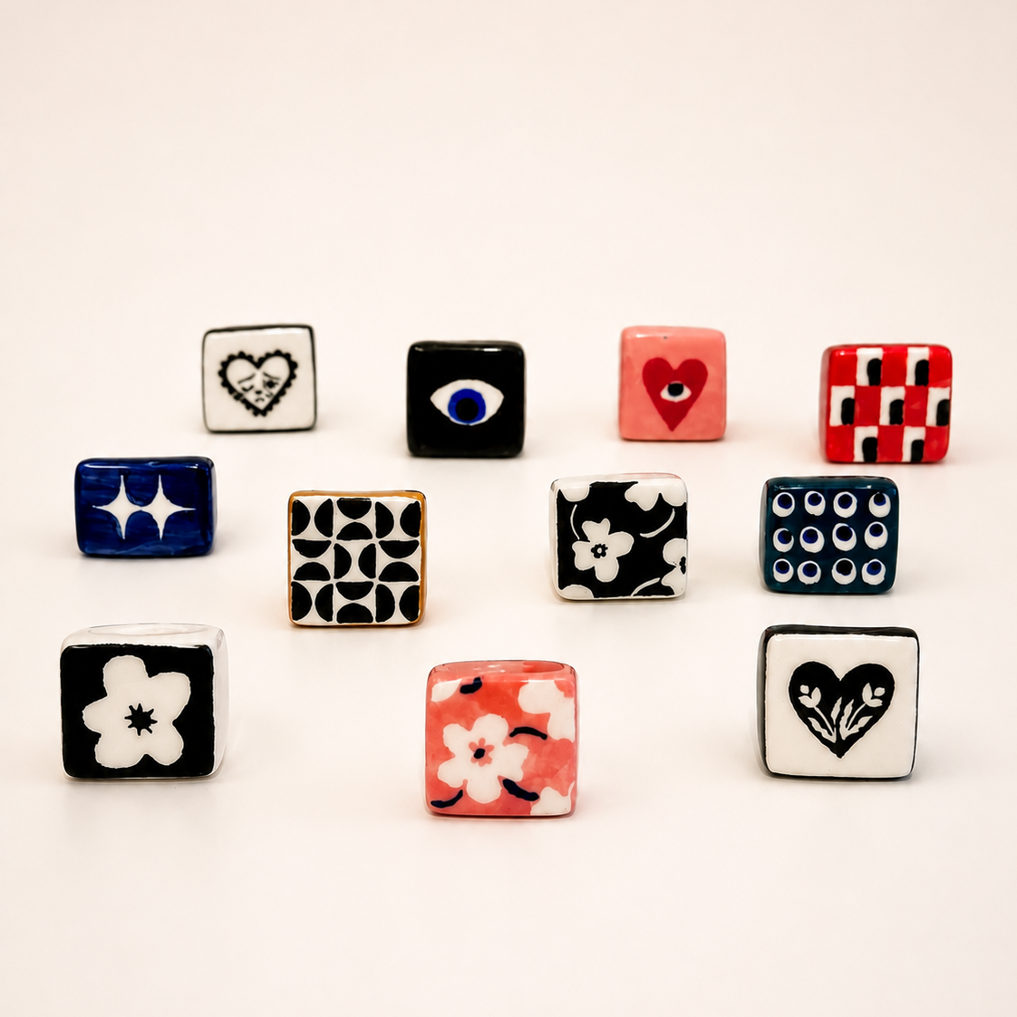 Mosaic Ceramic Ring