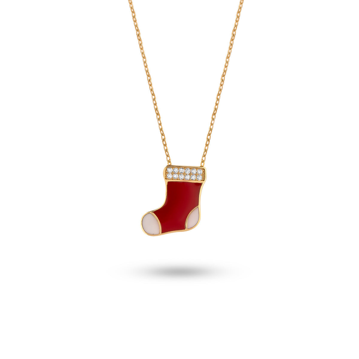 Festive Stocking Necklace - Necklace - Kia Concept Store