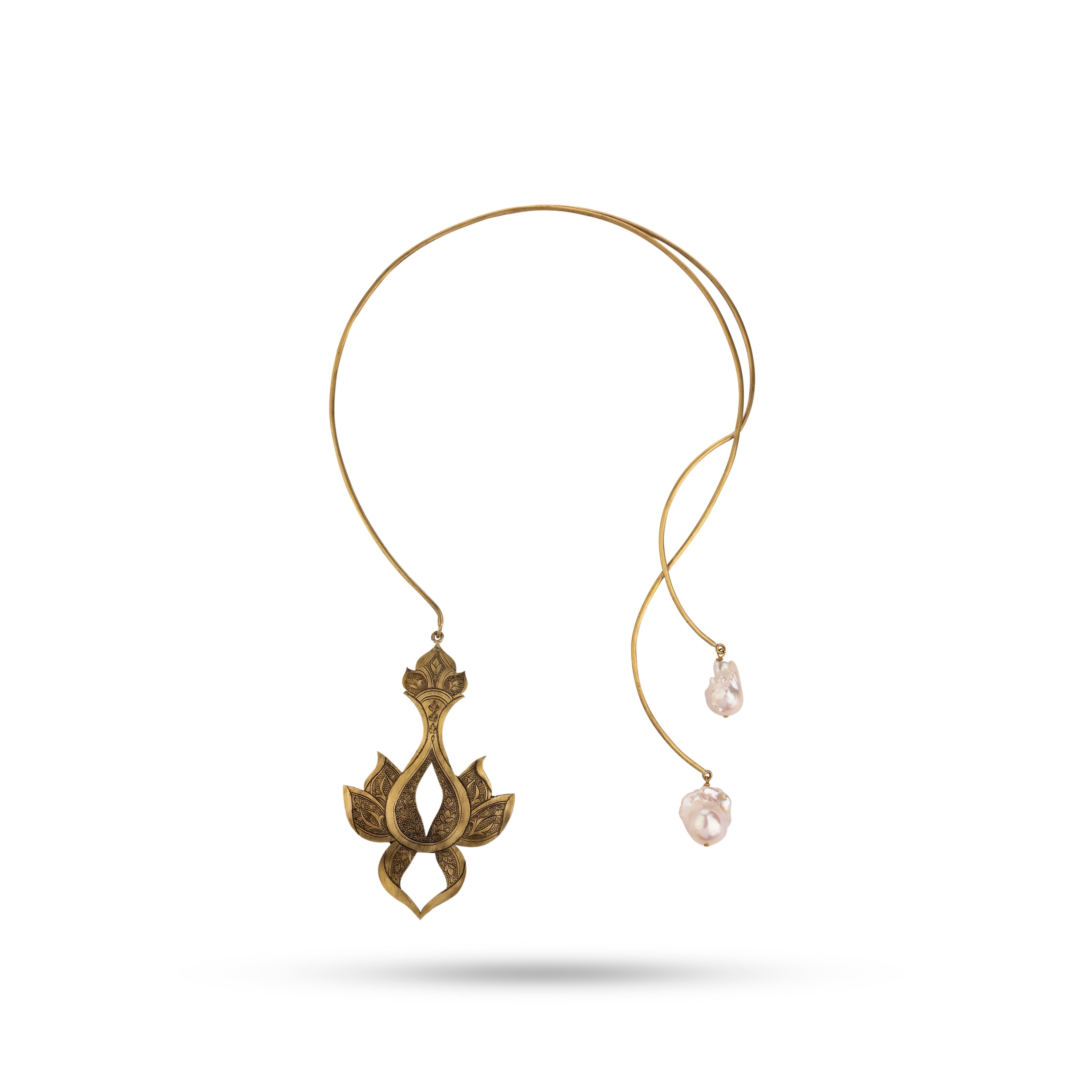 Persian Elegance Torque Necklace - Necklace - Kia Concept Store