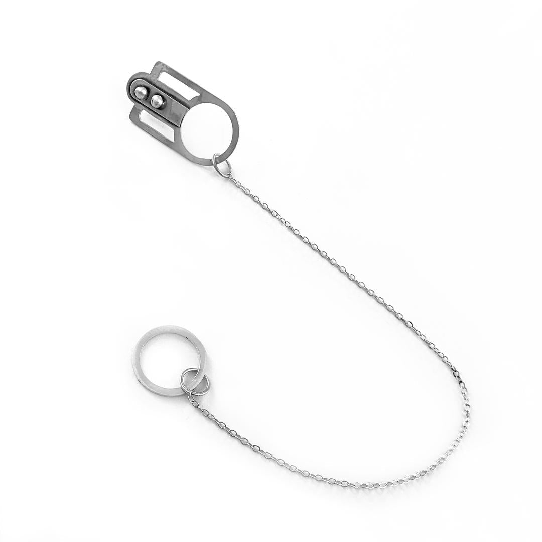 Tethered Orbit Single Earring - Earrings - Kia Concept Store