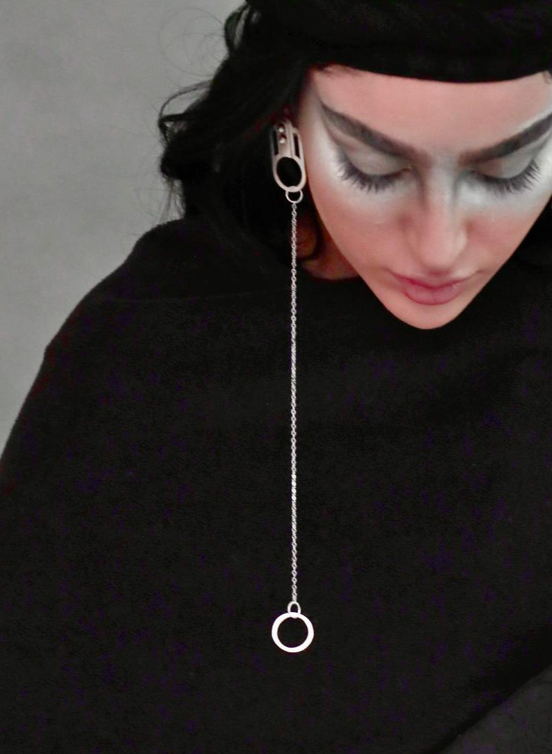 Tethered Orbit Single Earring