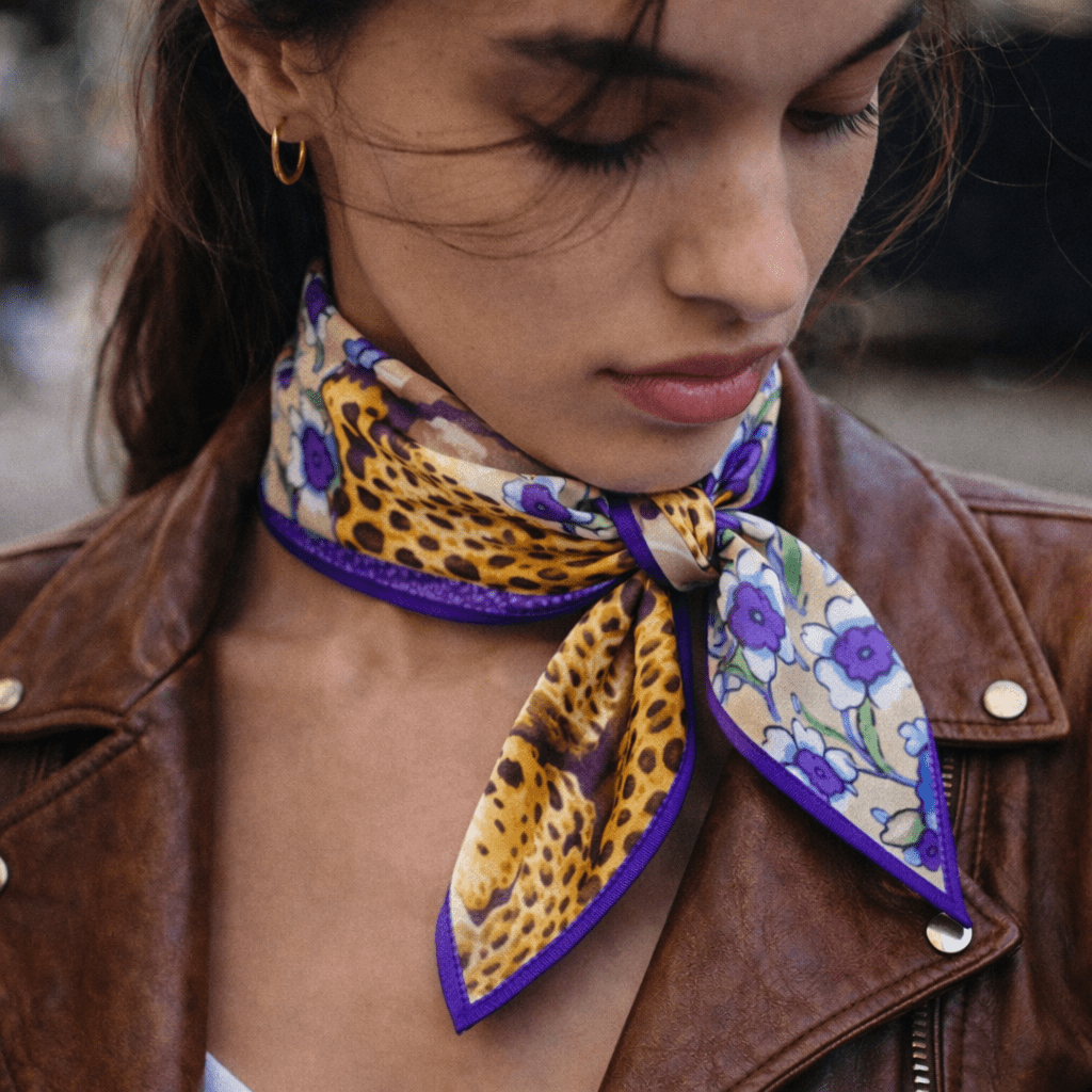 Persian Jaguar Bandana - Pocket Square - Kia Concept Store