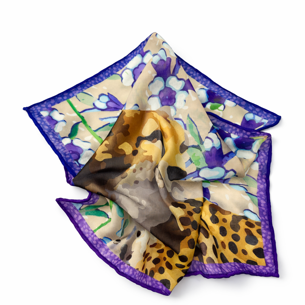 Persian Jaguar Bandana - Pocket Square - Kia Concept Store