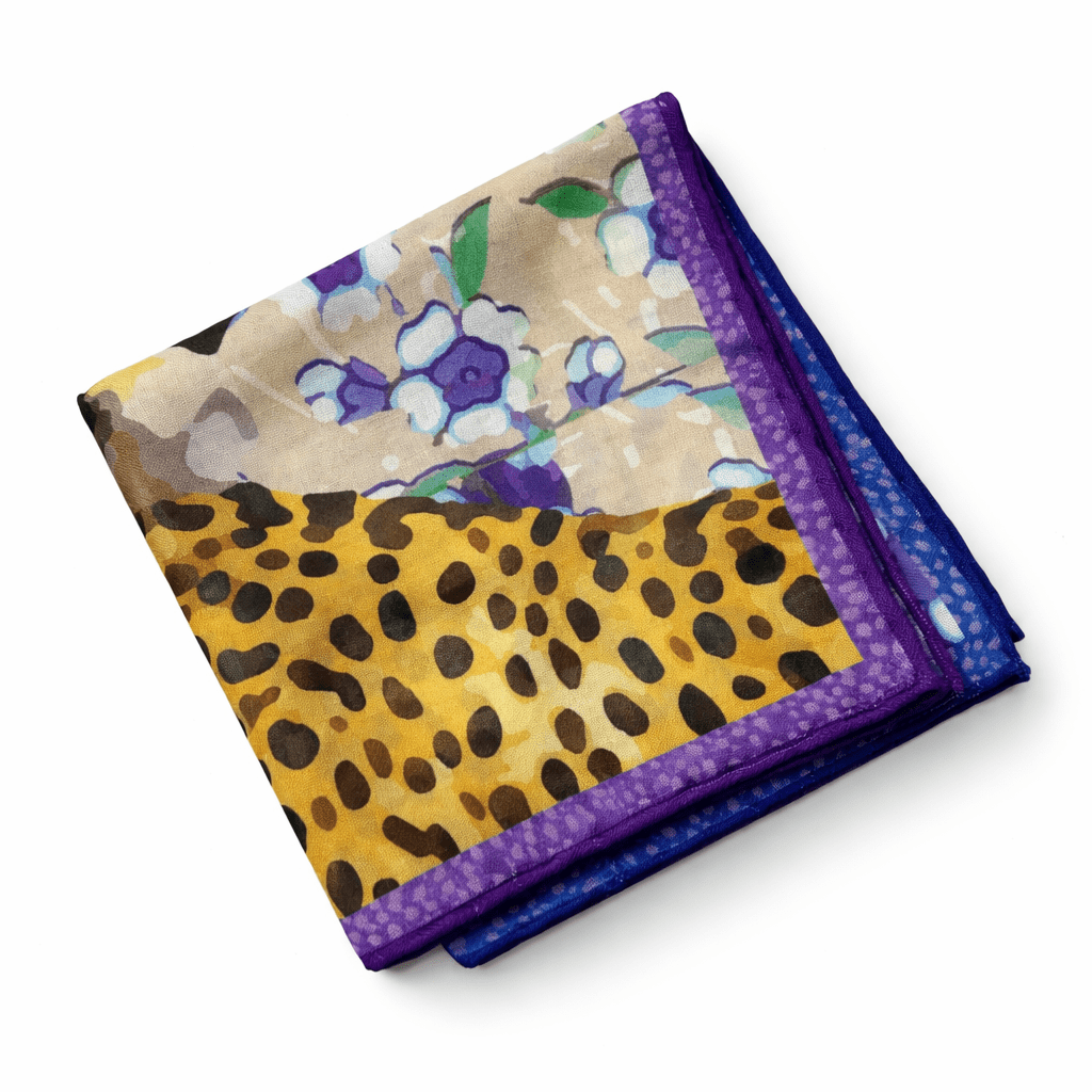 Persian Jaguar Bandana - Pocket Square - Kia Concept Store