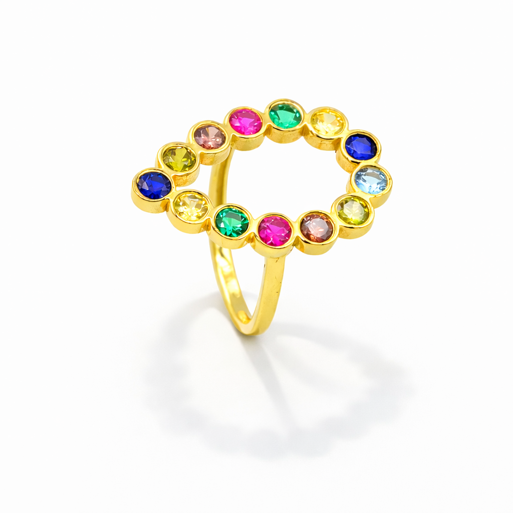 Golden Rainbow Ring