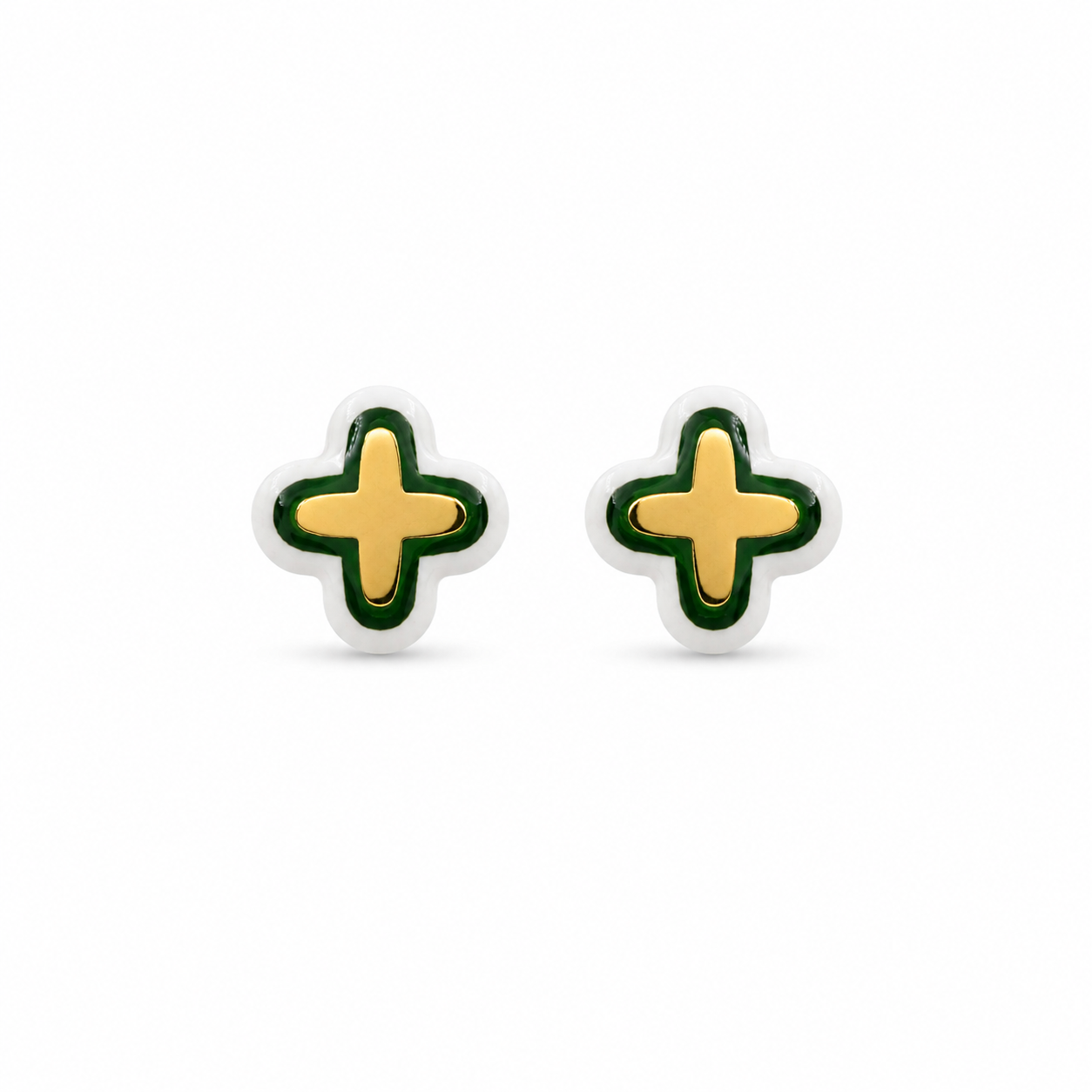 São Paulo Glow Ceramic Studs