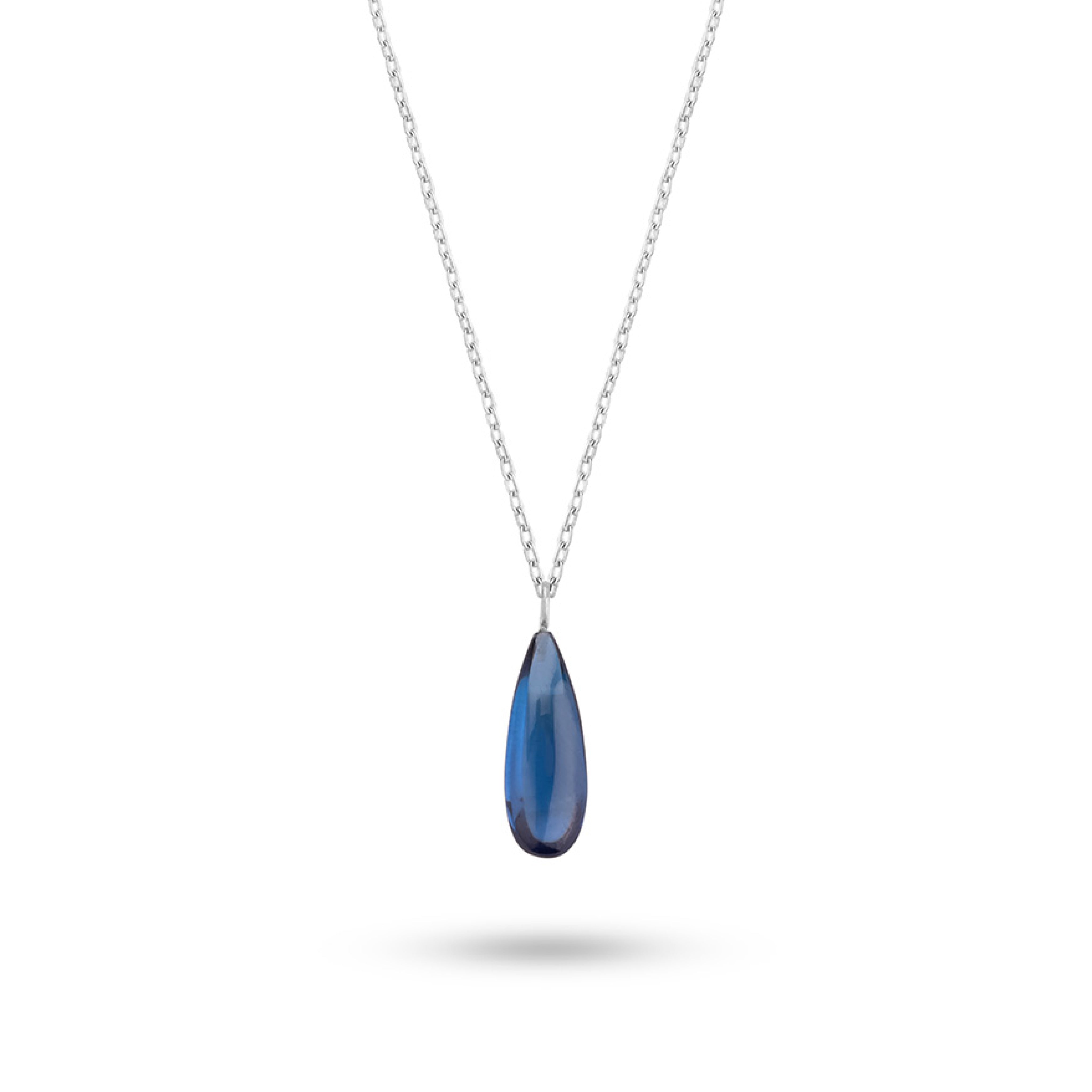 Sapphire Drop Necklaces