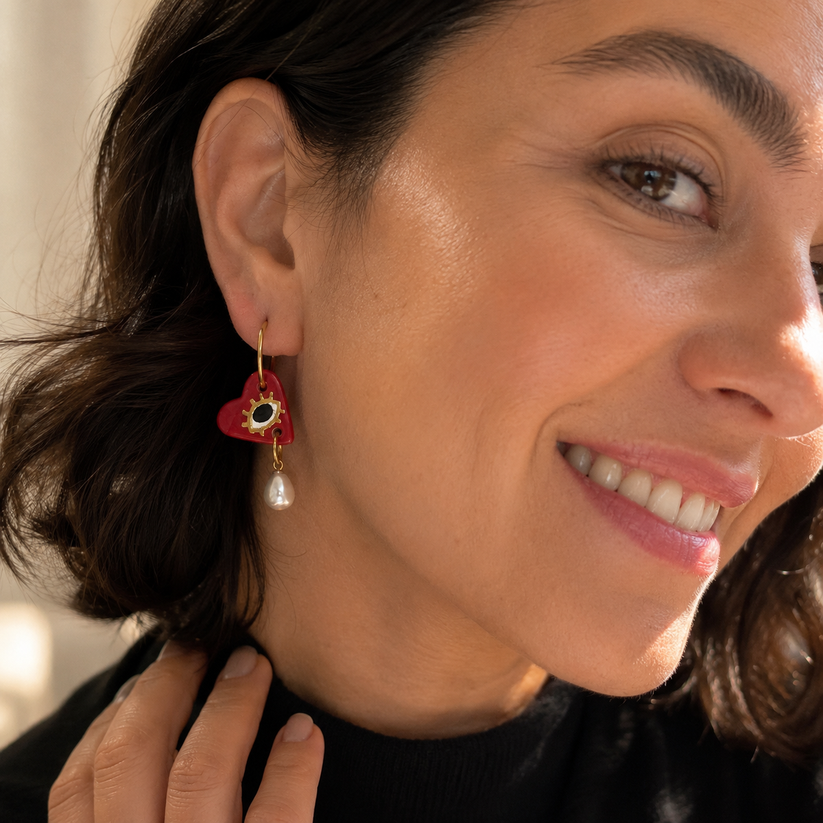 Solstice Heart Earrings