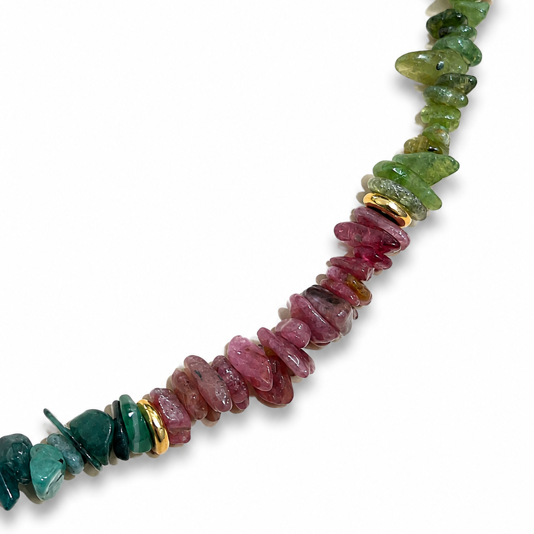 Collier Harmonie Tourmaline Dorée