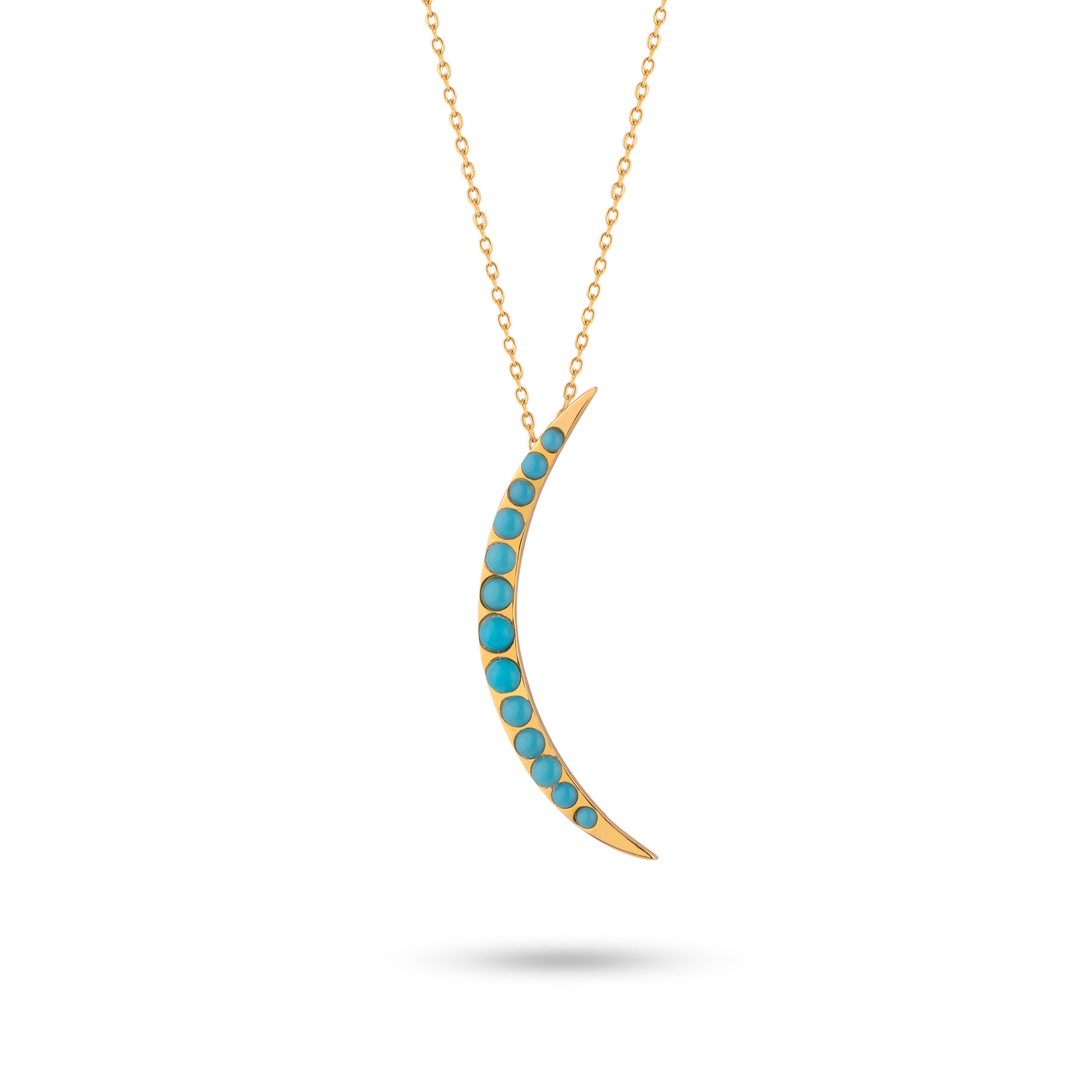 Turquoise Moon Necklace - Kia Concept Store