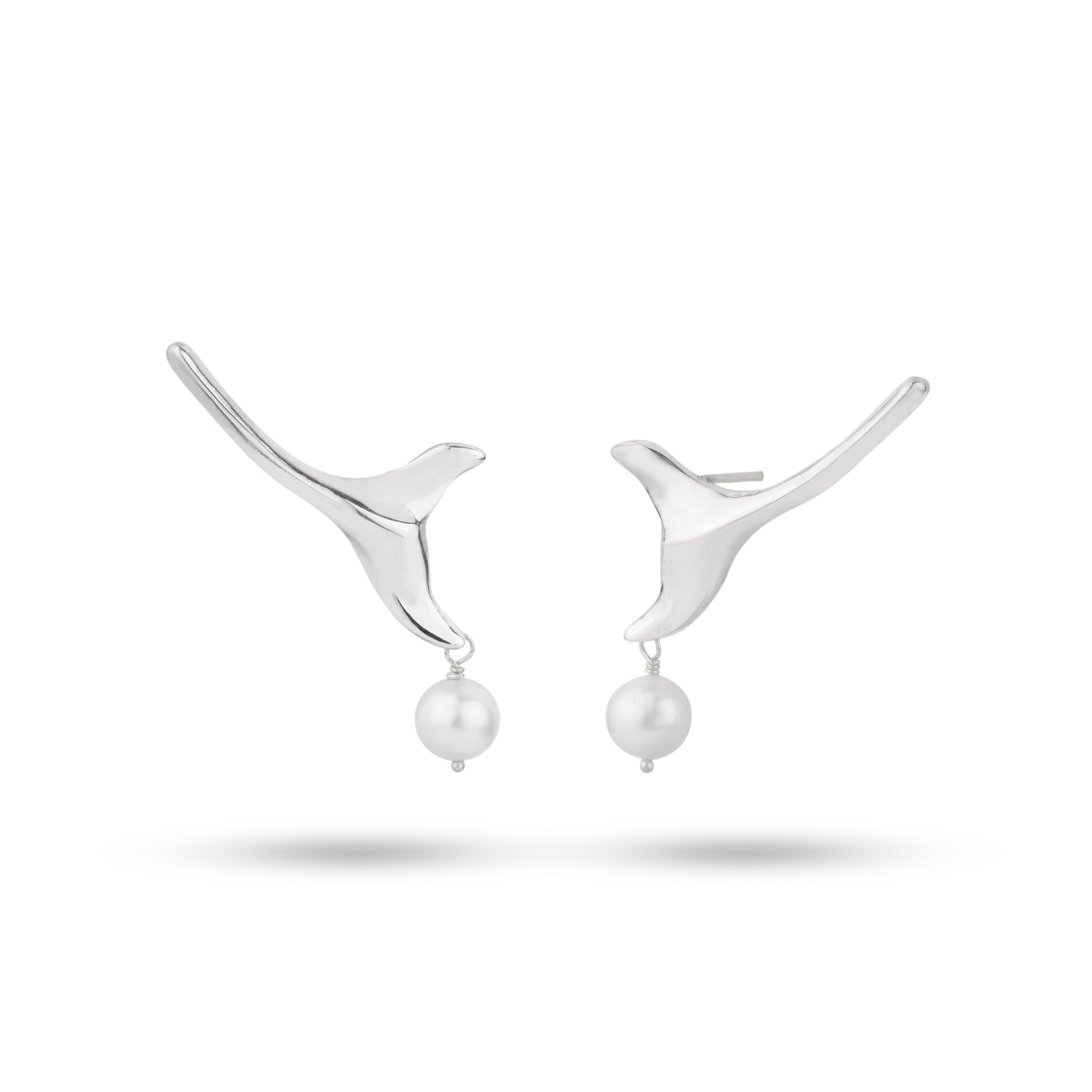 Whale Tail Earrings