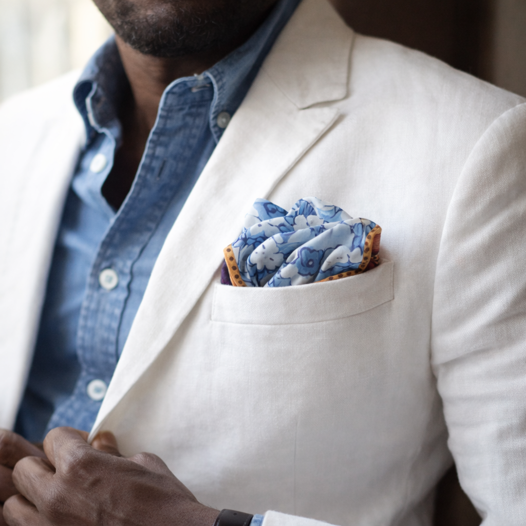 Yellow Yous Flower Bandana