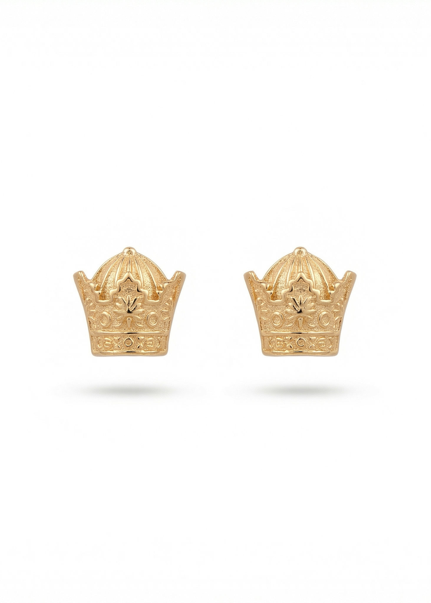 Mini Crown Stud Earrings