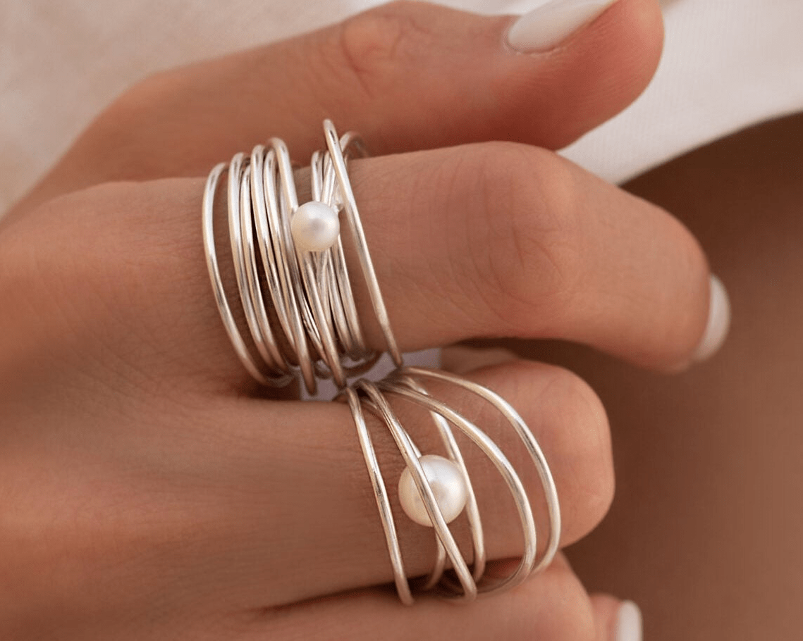 Capris Pearl Ring - Ring - Kia Concept Store