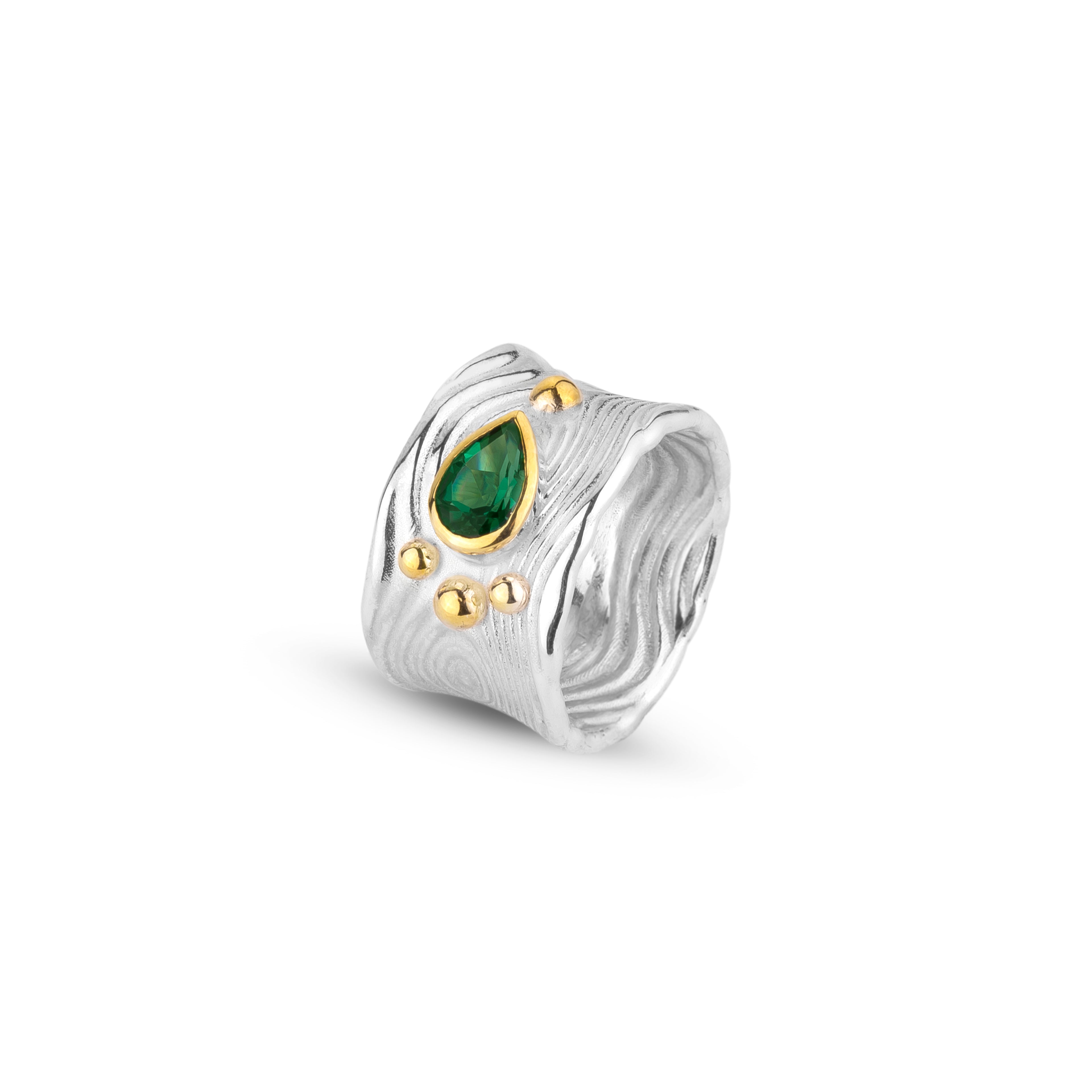 Forest Dew Silver Ring - Ring - Kia Concept Store