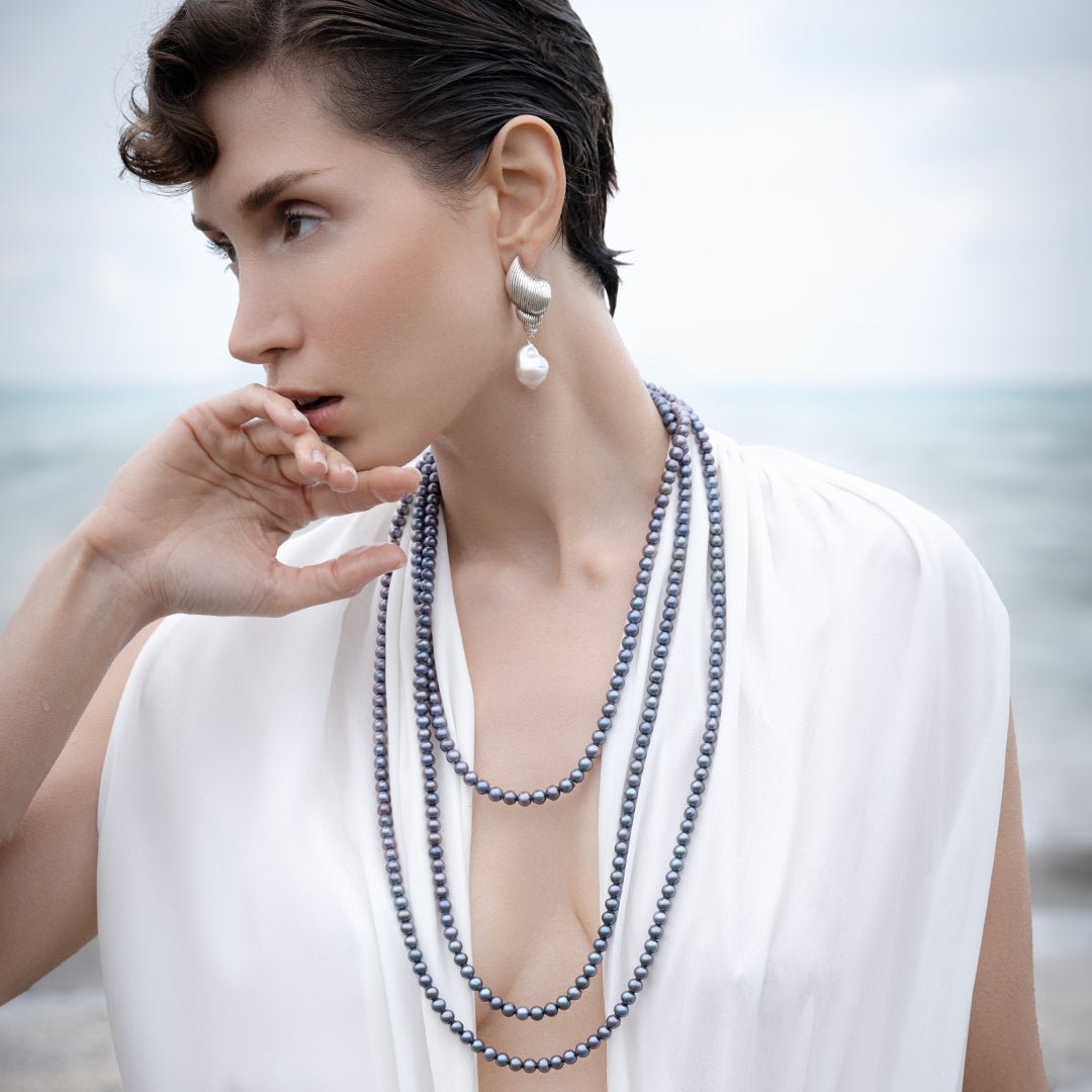 Funnel Oyster Earrings - Earrings - Kia Concept Store