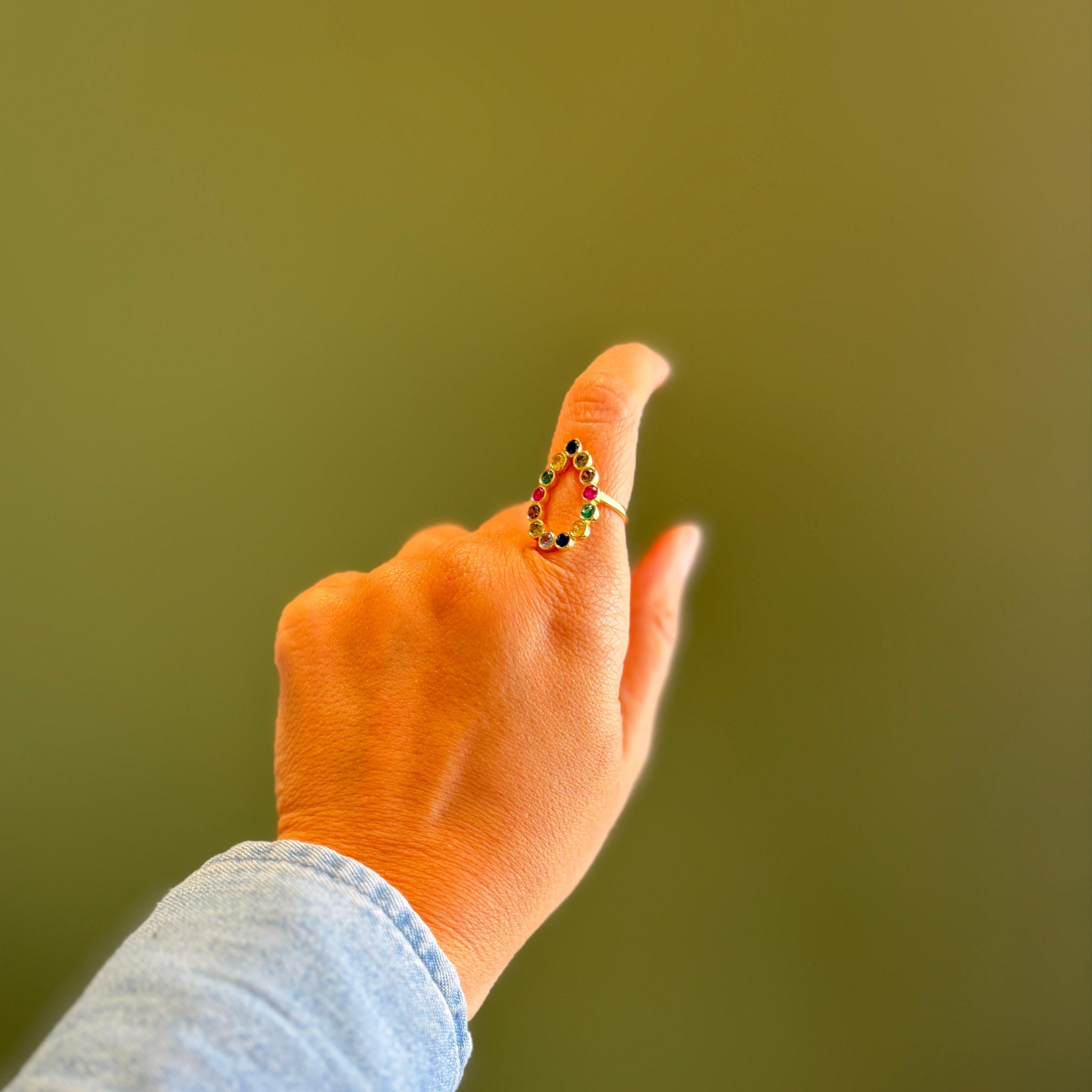 Golden Rainbow Ring - Ring - Kia Concept Store