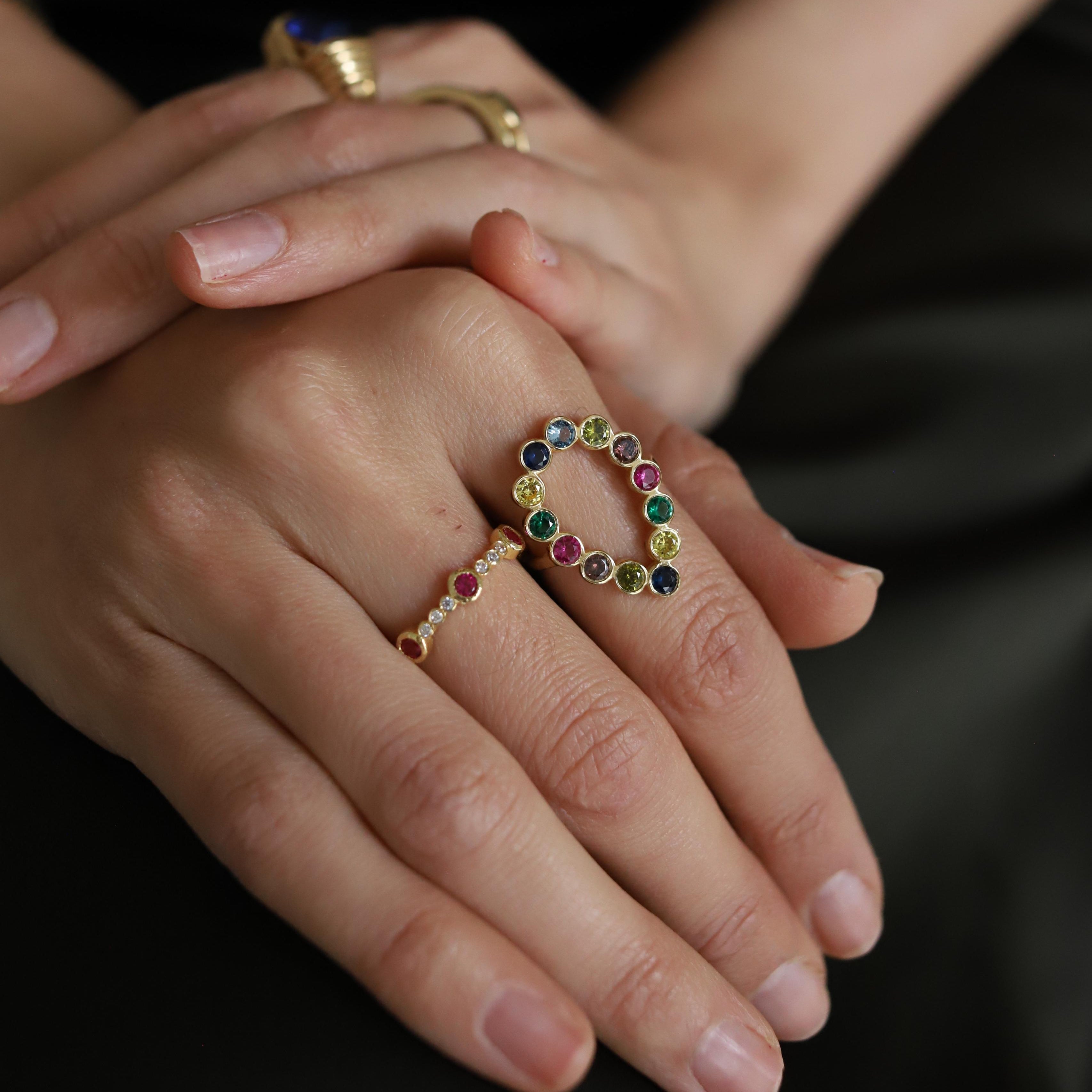 Golden Rainbow Ring - Ring - Kia Concept Store