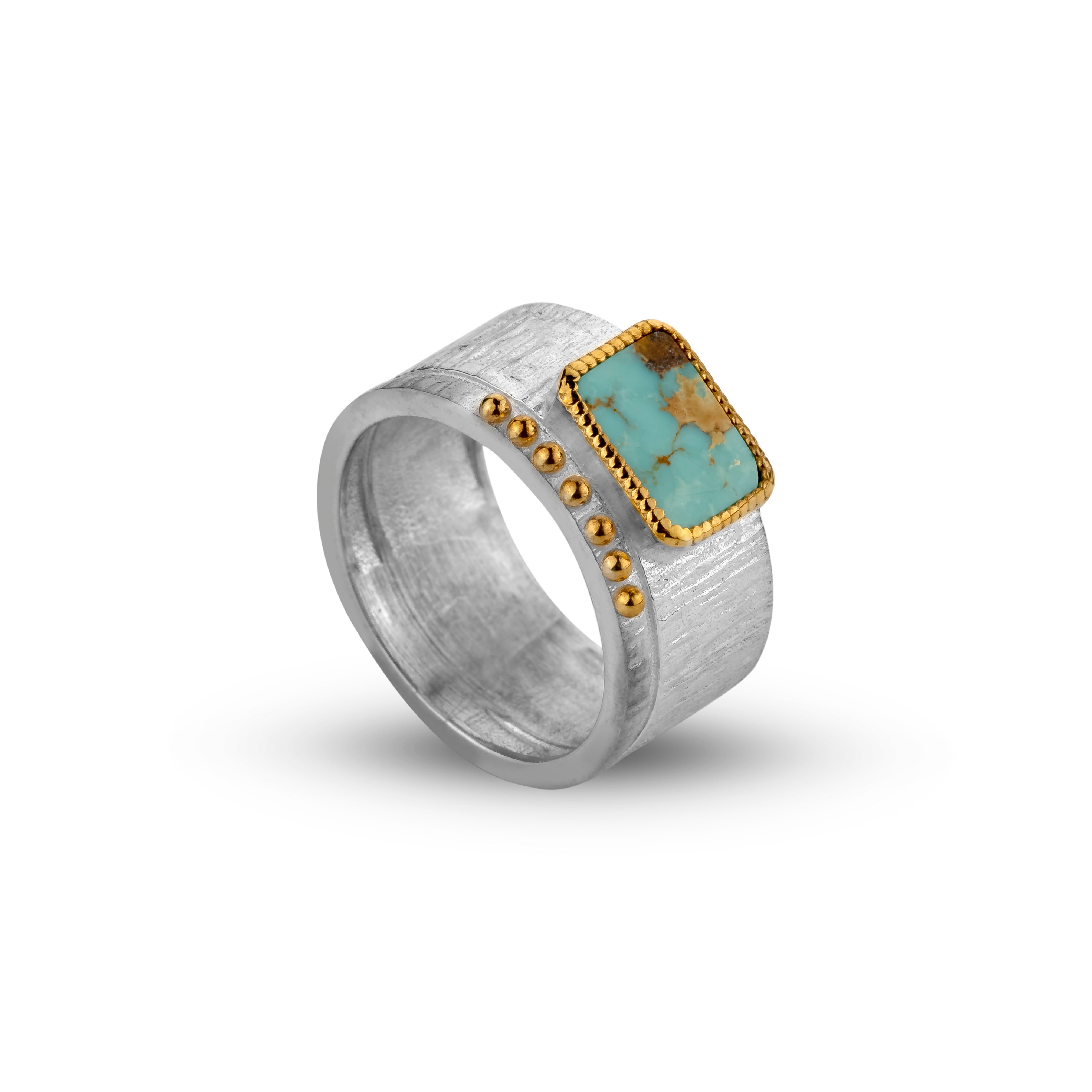 Persian Sky Silver Ring
