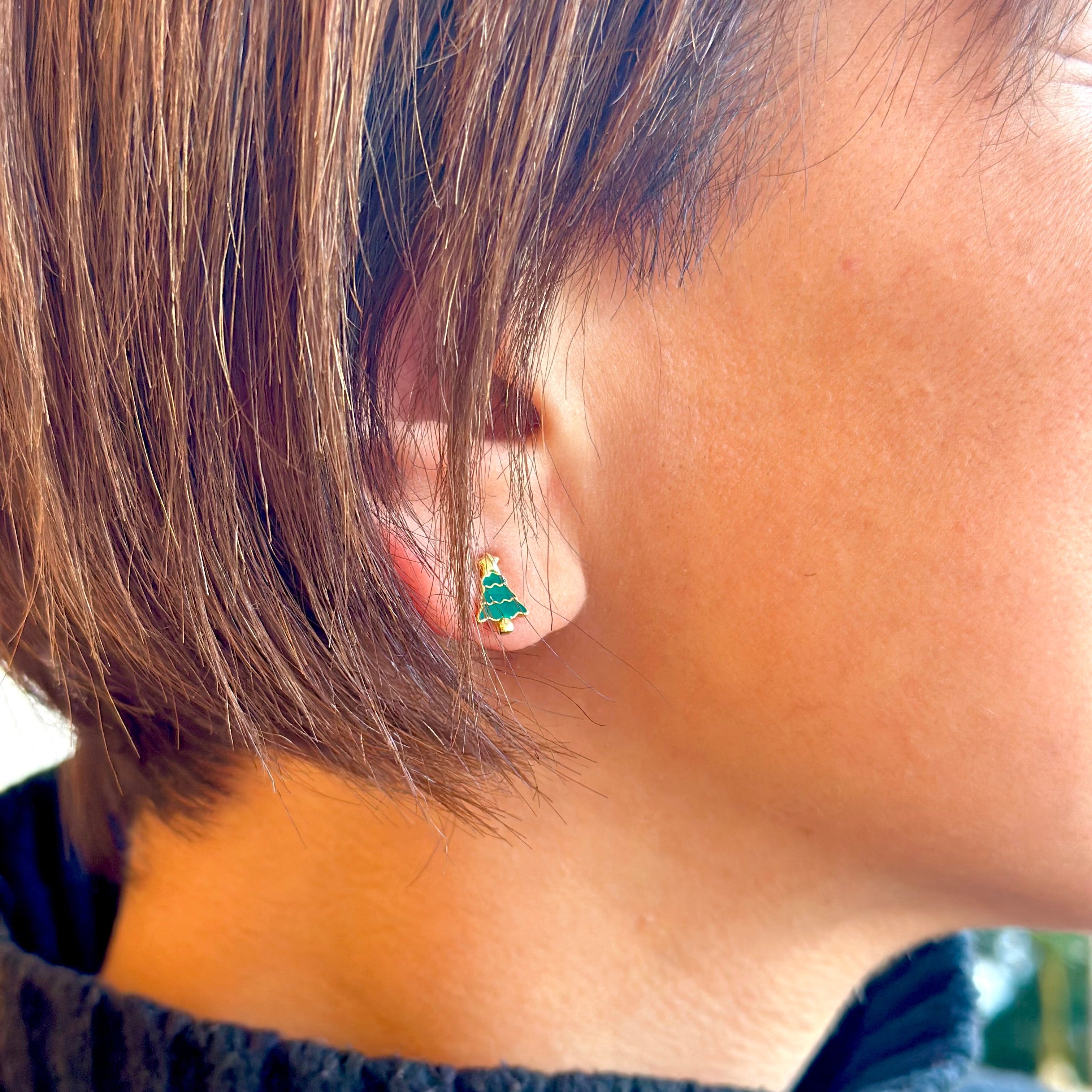 Merry Evergreen Studs - Earrings - Kia Concept Store
