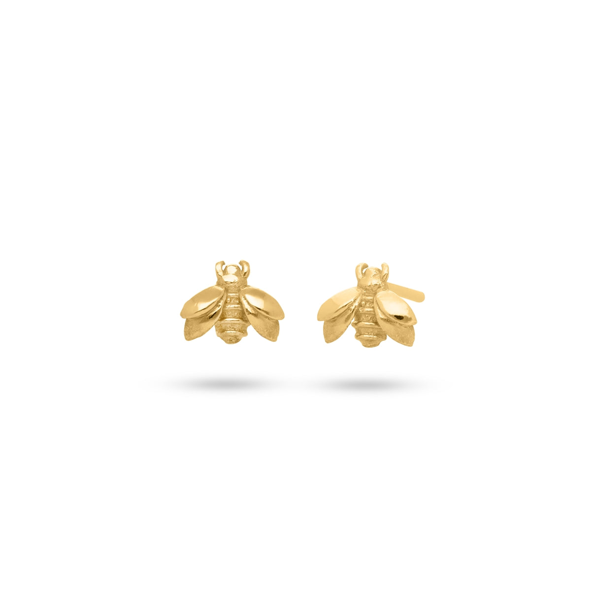 Honeybee Gold Studs - Earrings - Kia Concept Store