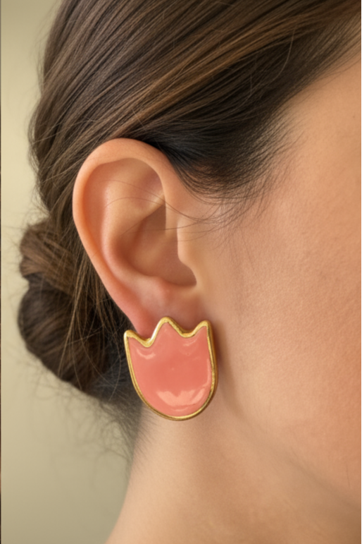 Tulip Glow Studs - Earrings - Kia Concept Store