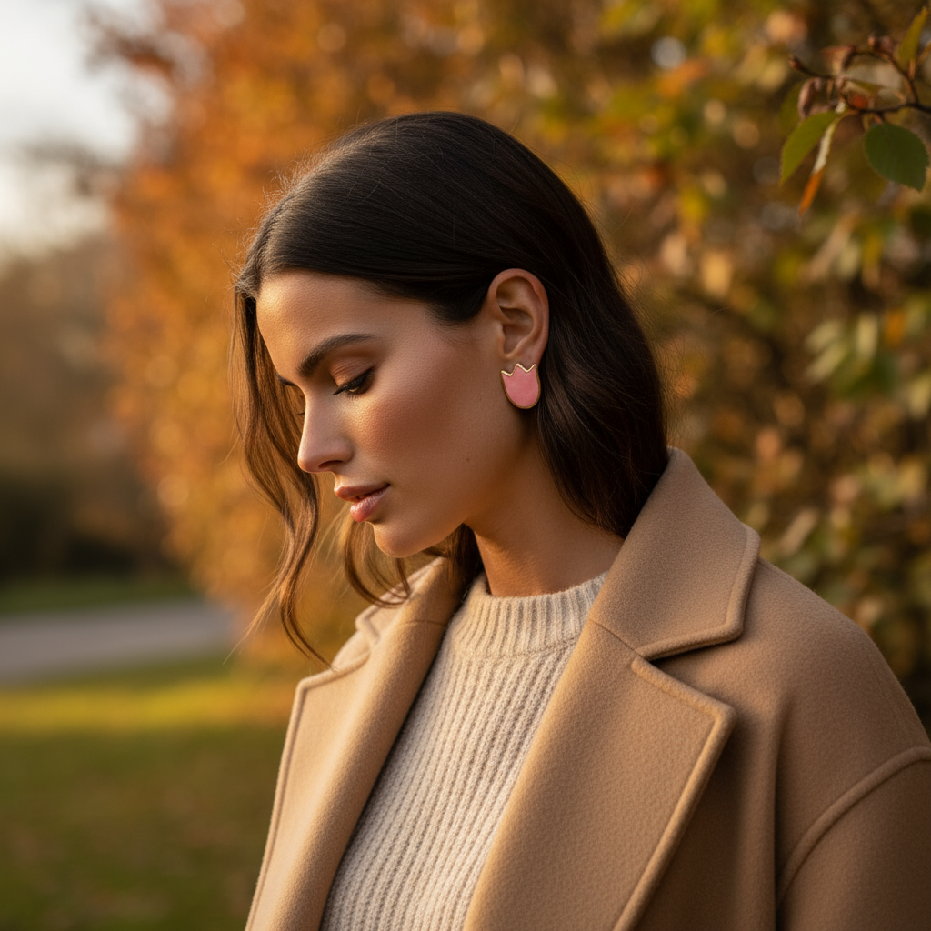 Tulip Glow Studs - Earrings - Kia Concept Store