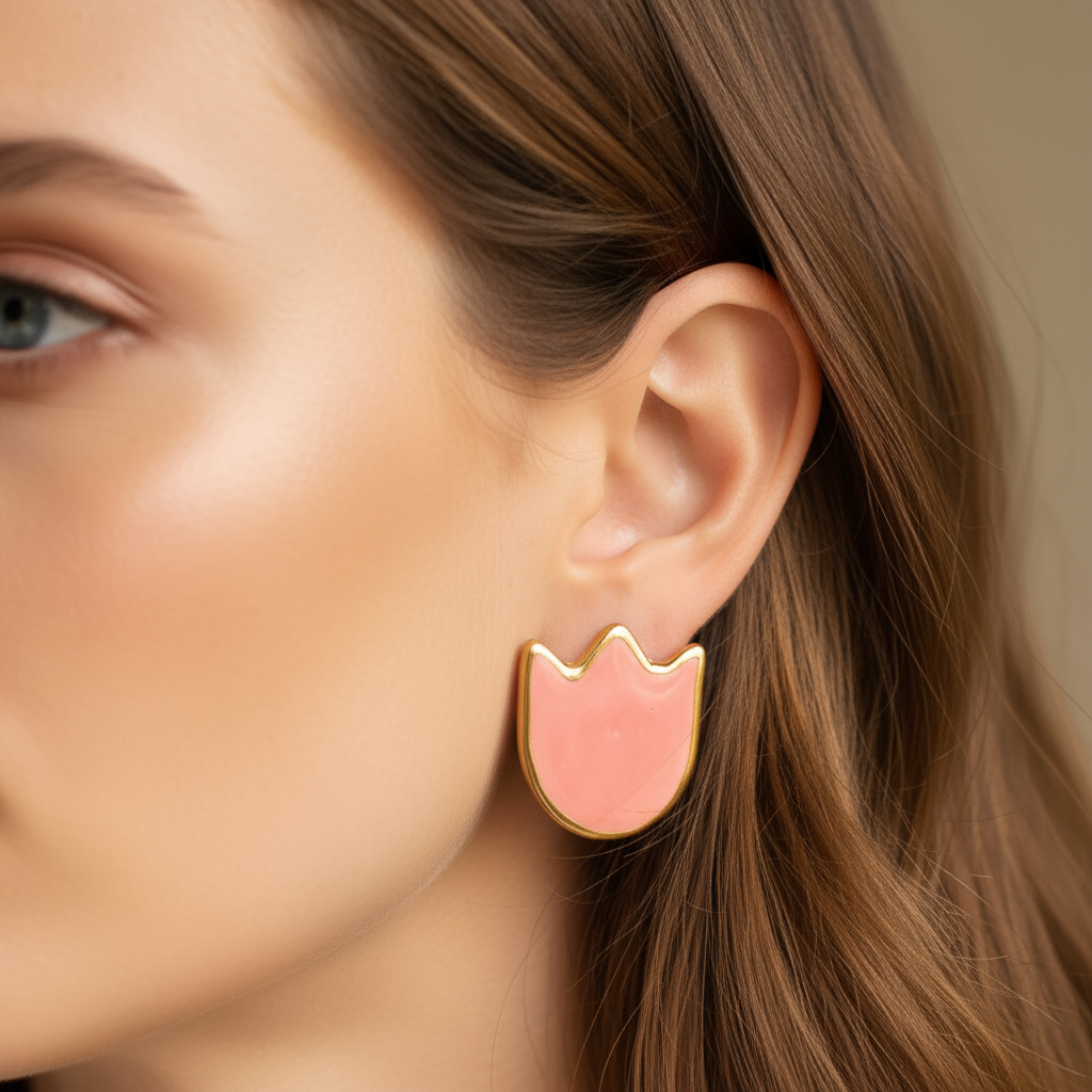 Tulip Glow Studs - Earrings - Kia Concept Store