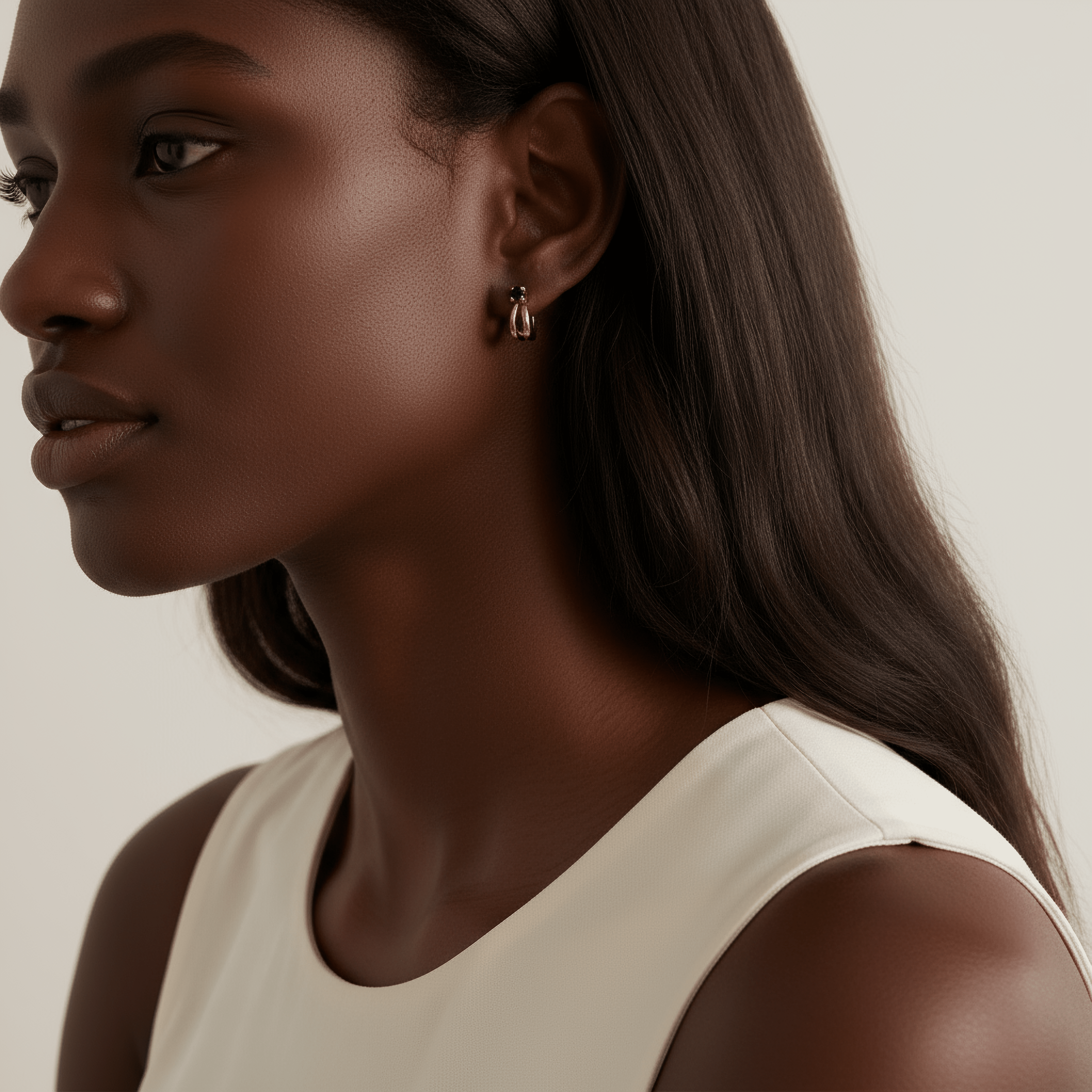 Golden Arc Earrings - Earrings - Kia Concept Store
